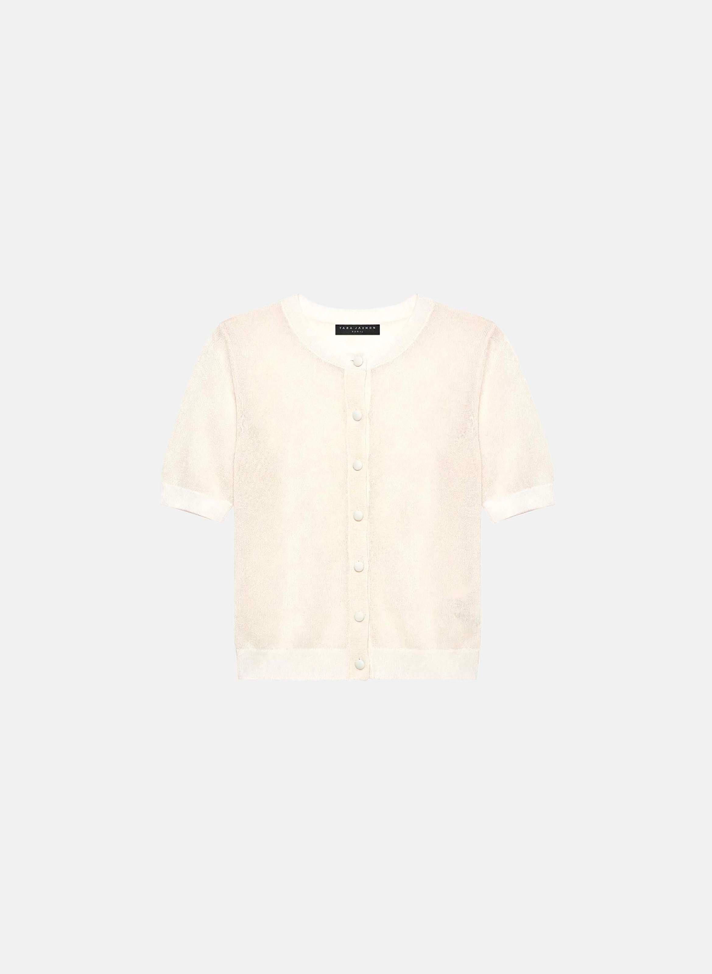 Gilet gillie TARA JARMON Blanc