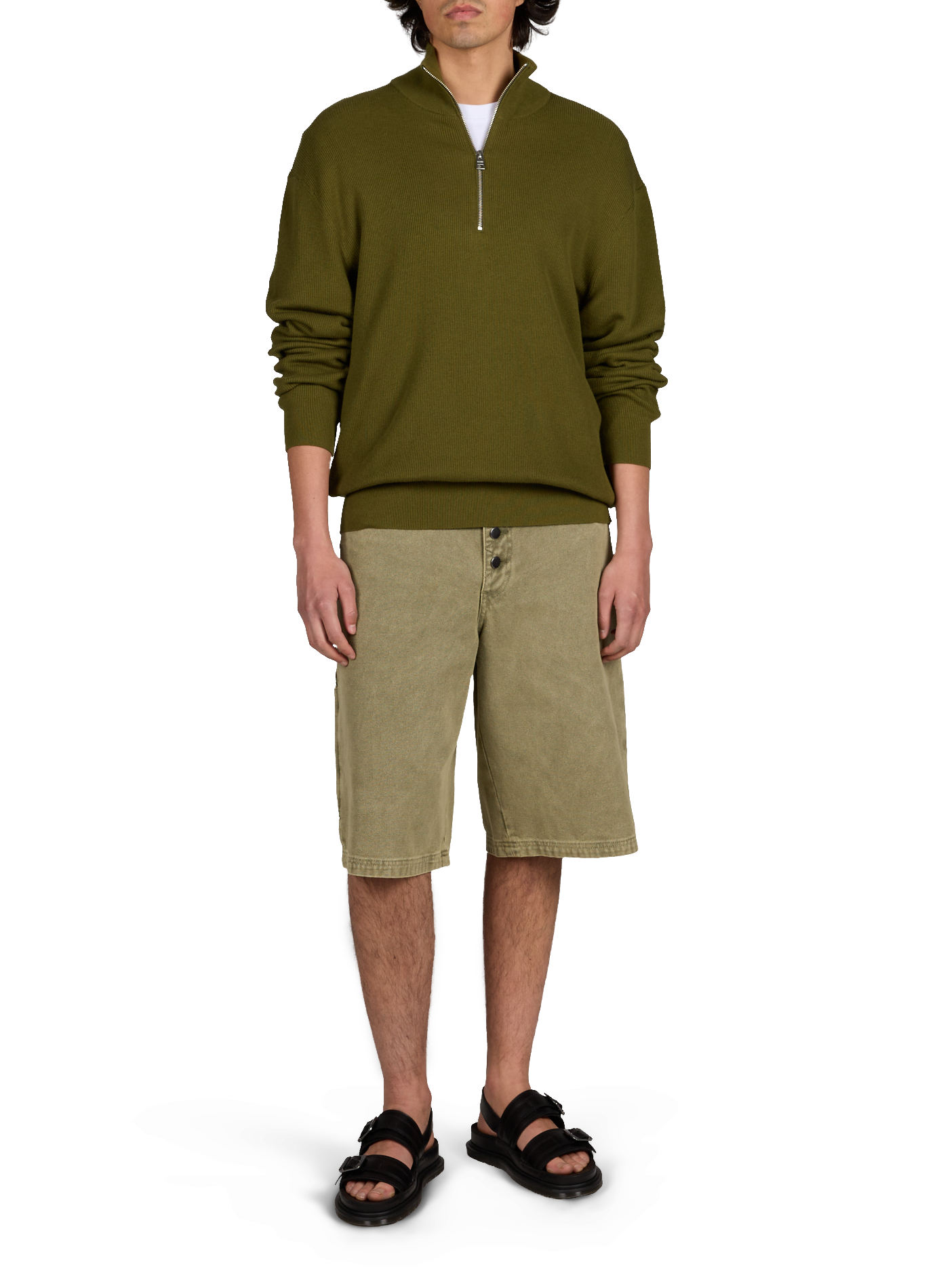 Round neck cotton t-shirt GERTRUDE ET GASTON White