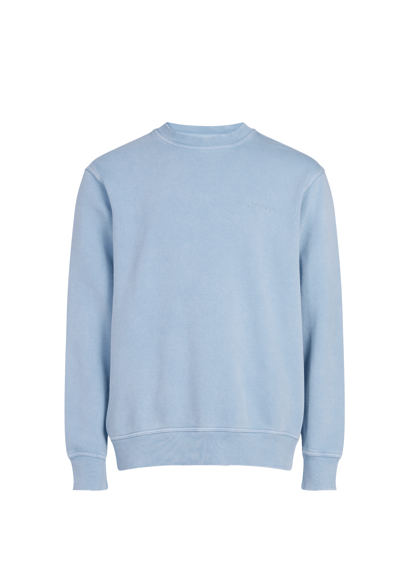 Sweat col rond Plentyhood en coton DICKIES Bleu