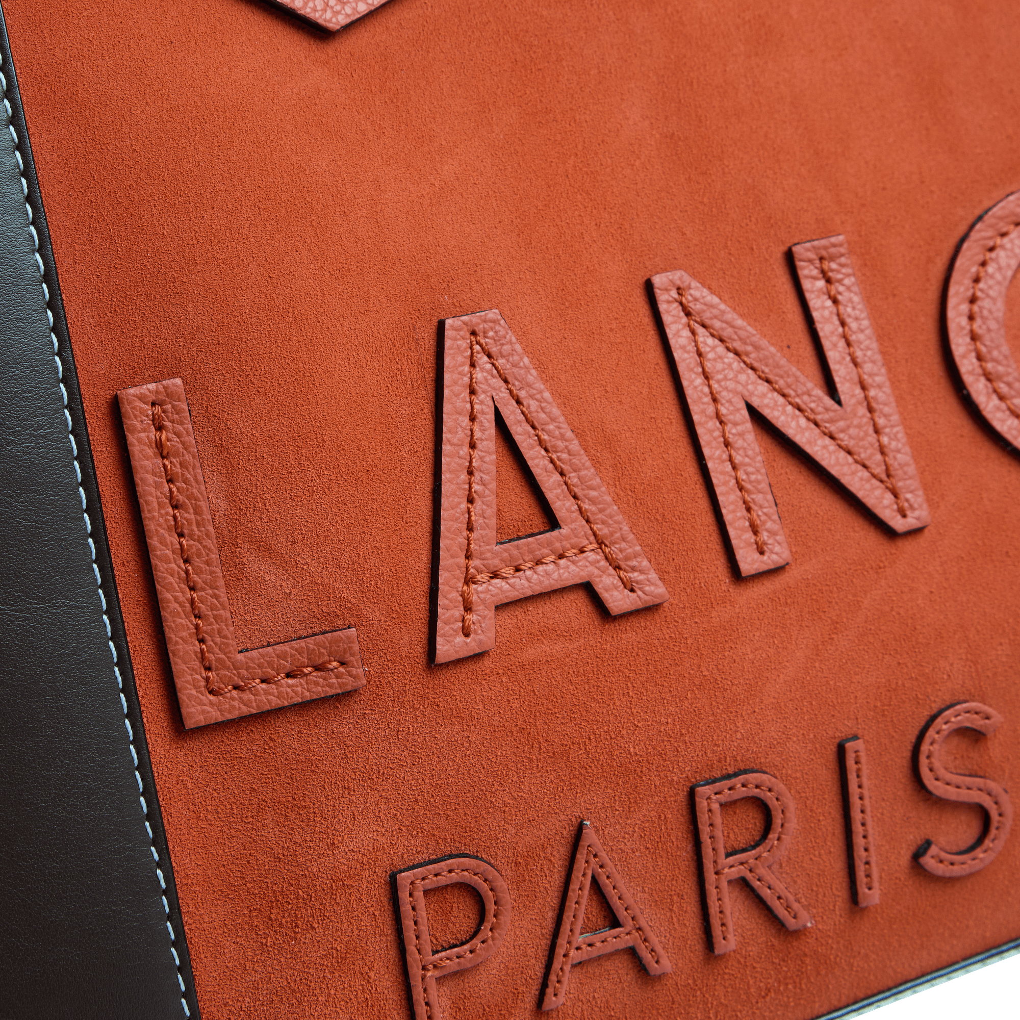 Zipped tote bag large lancel tote in leather LANCEL Orange