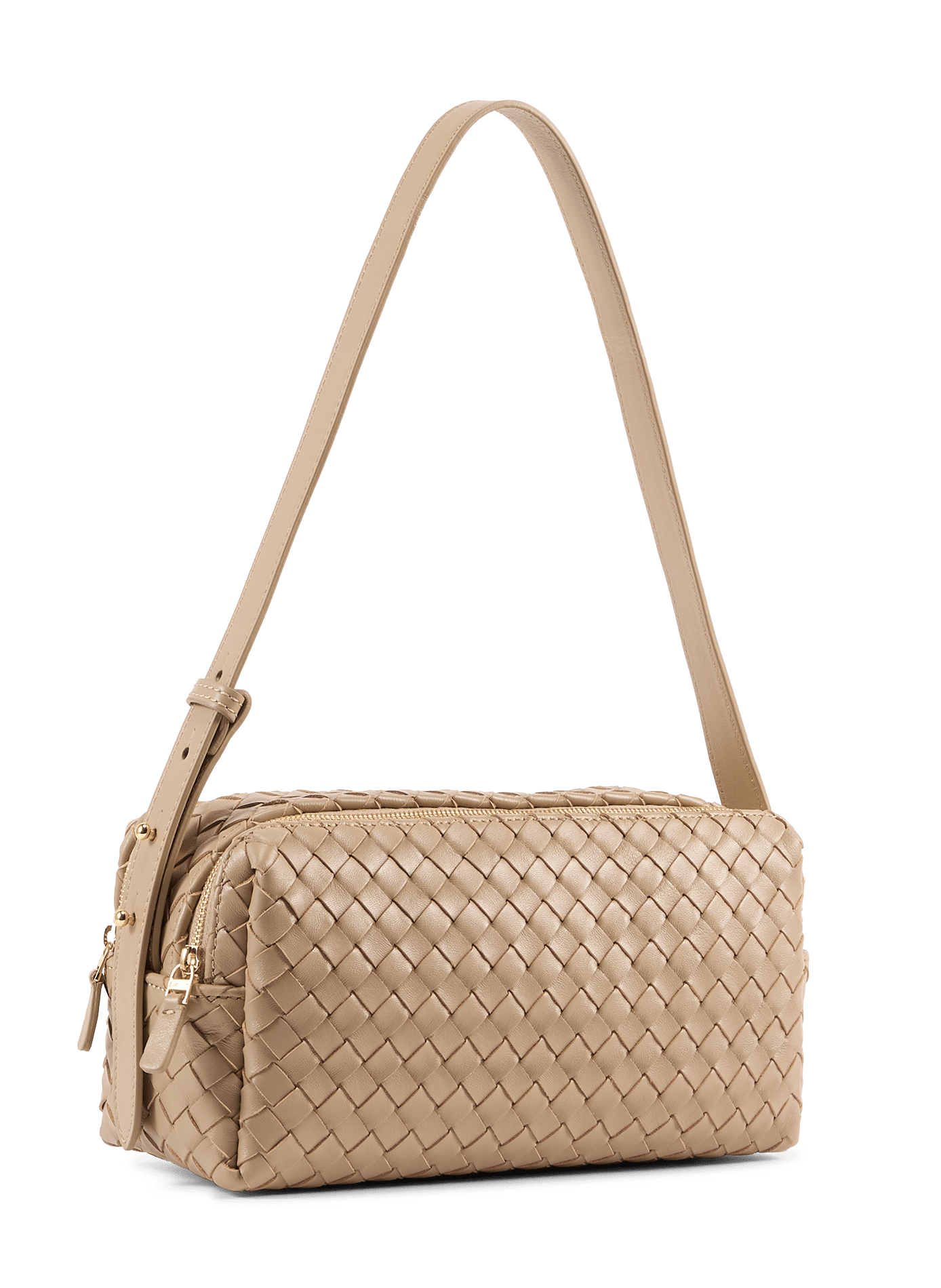 Leather shoulder bag | Beige ELLEME Women