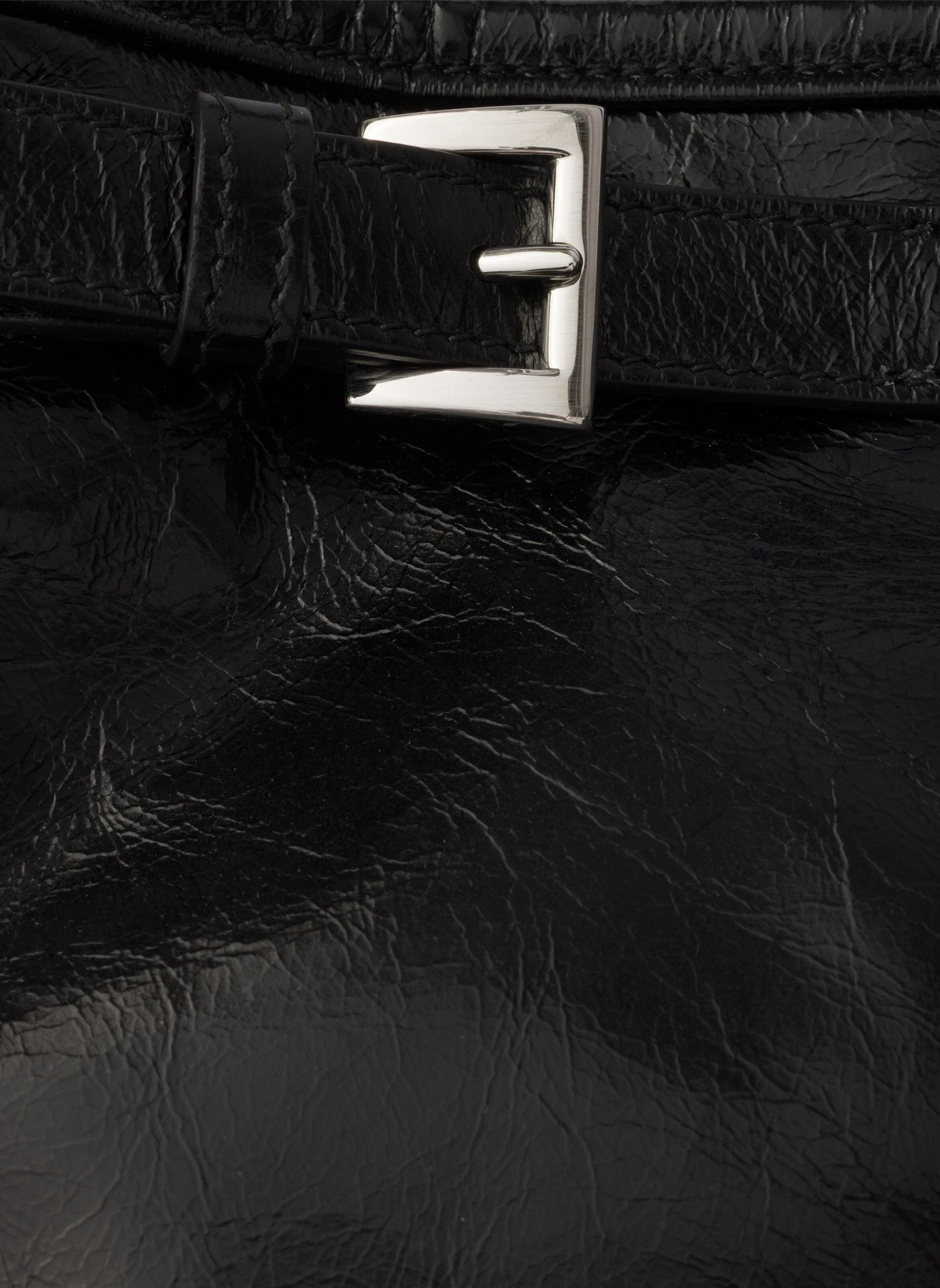 Sac porté épaule prada bonnie en cuir | Noir PRADA Homme