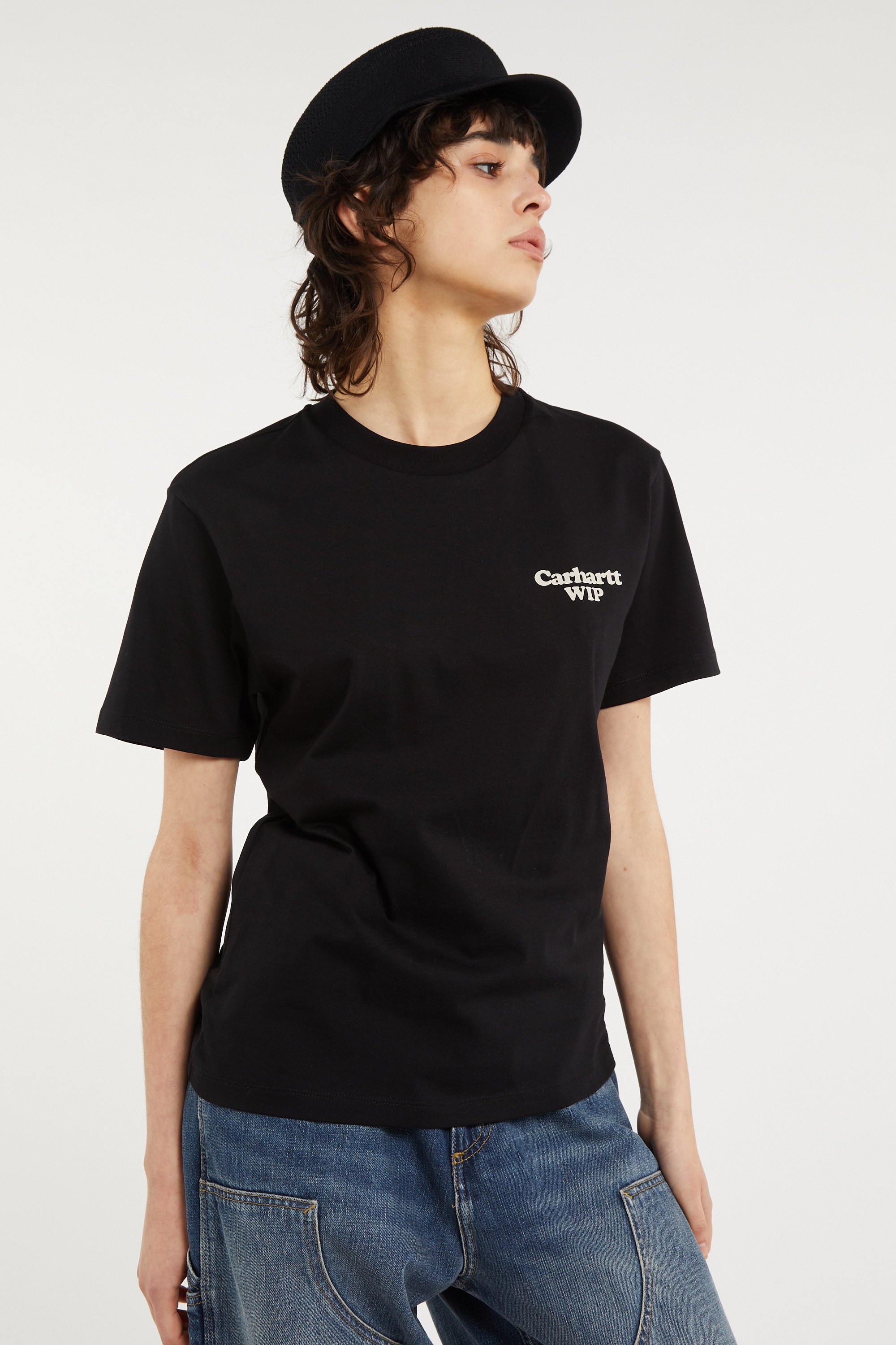 T-shirt w' s/s spoiled t-shirt CARHARTT WIP Noir