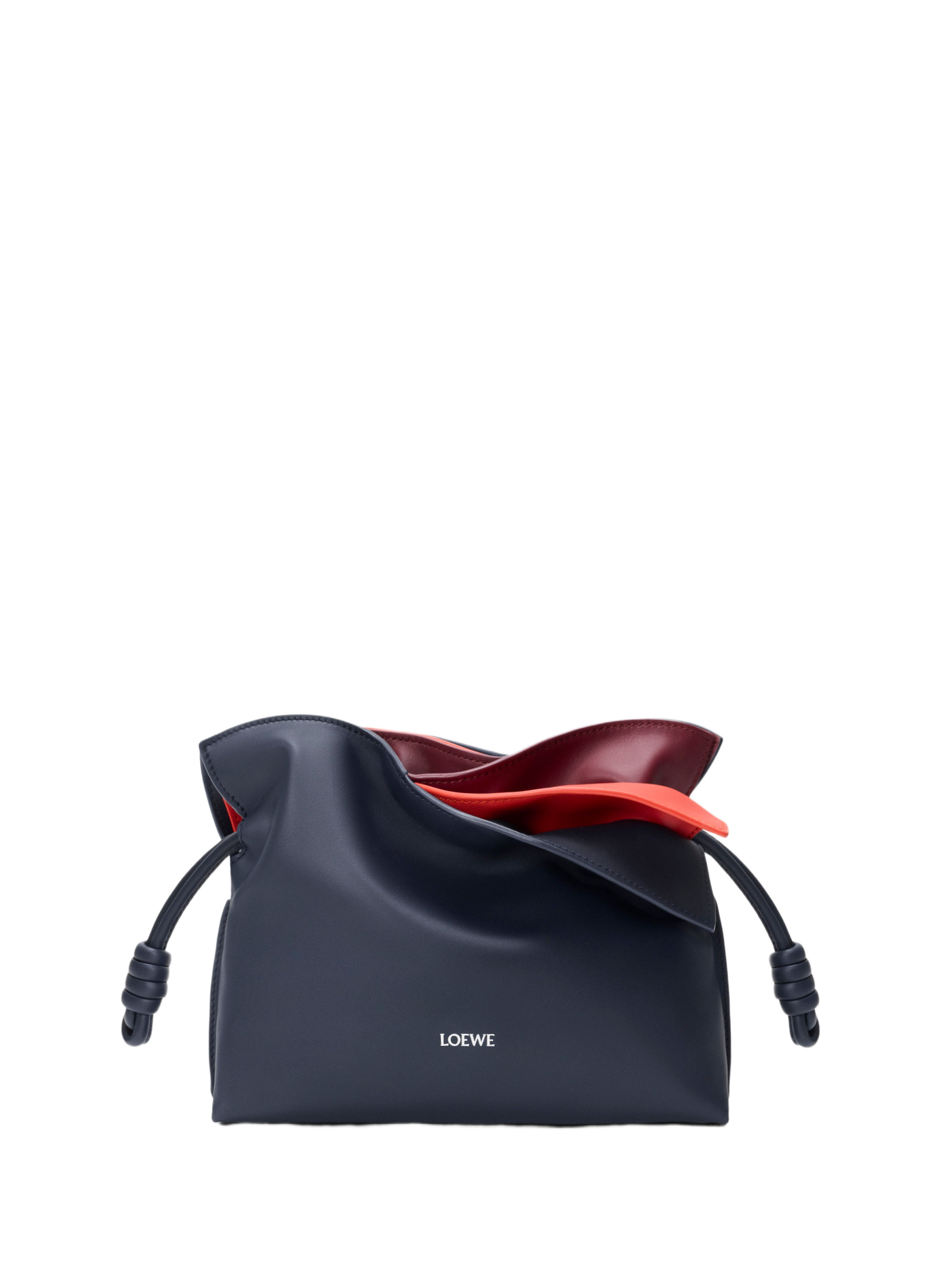 Mini Flamenco clutch with layering in nappa calf leather LOEWE Blue