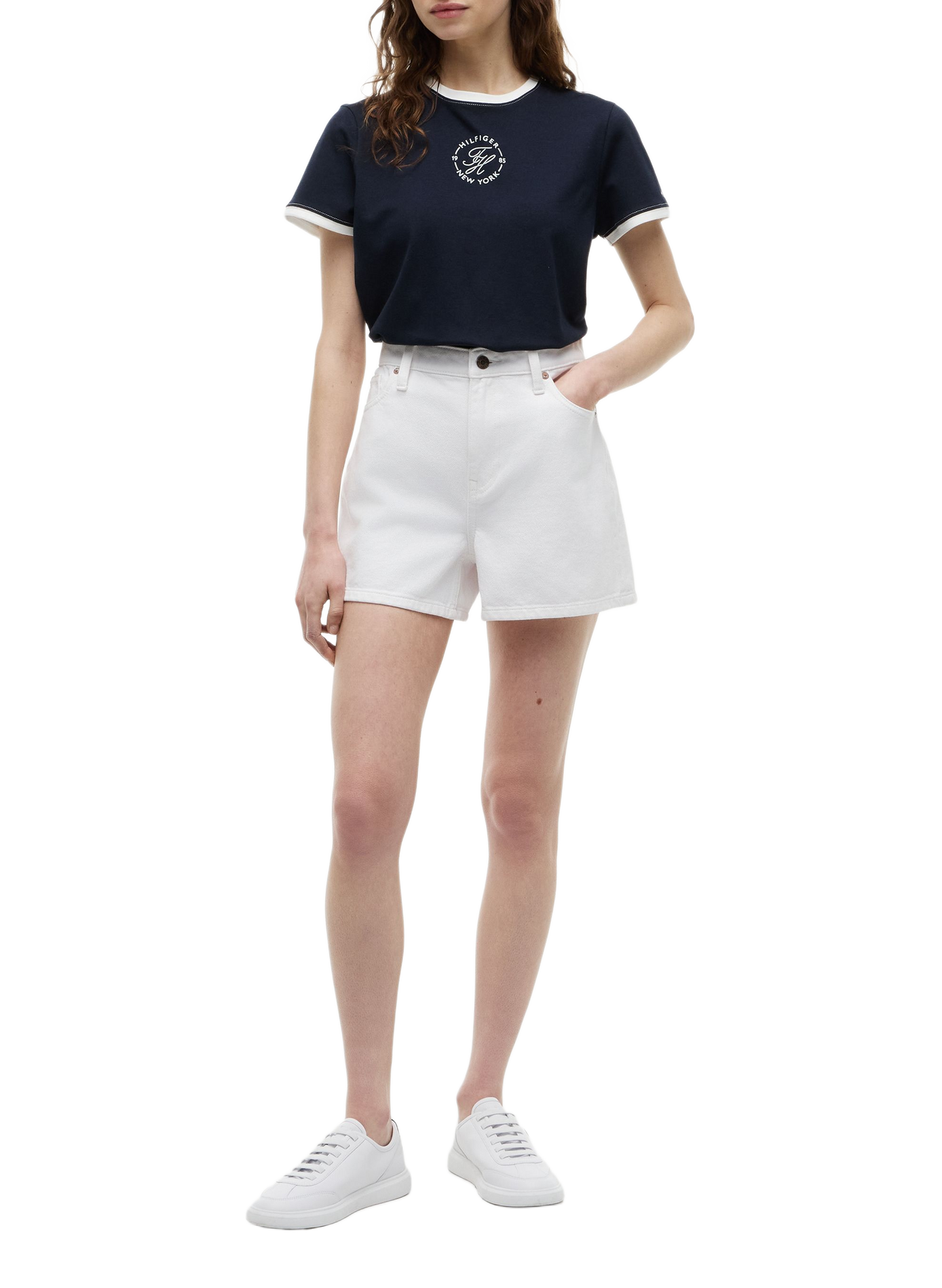 Round neck T-shirt TOMMY HILFIGER Blue