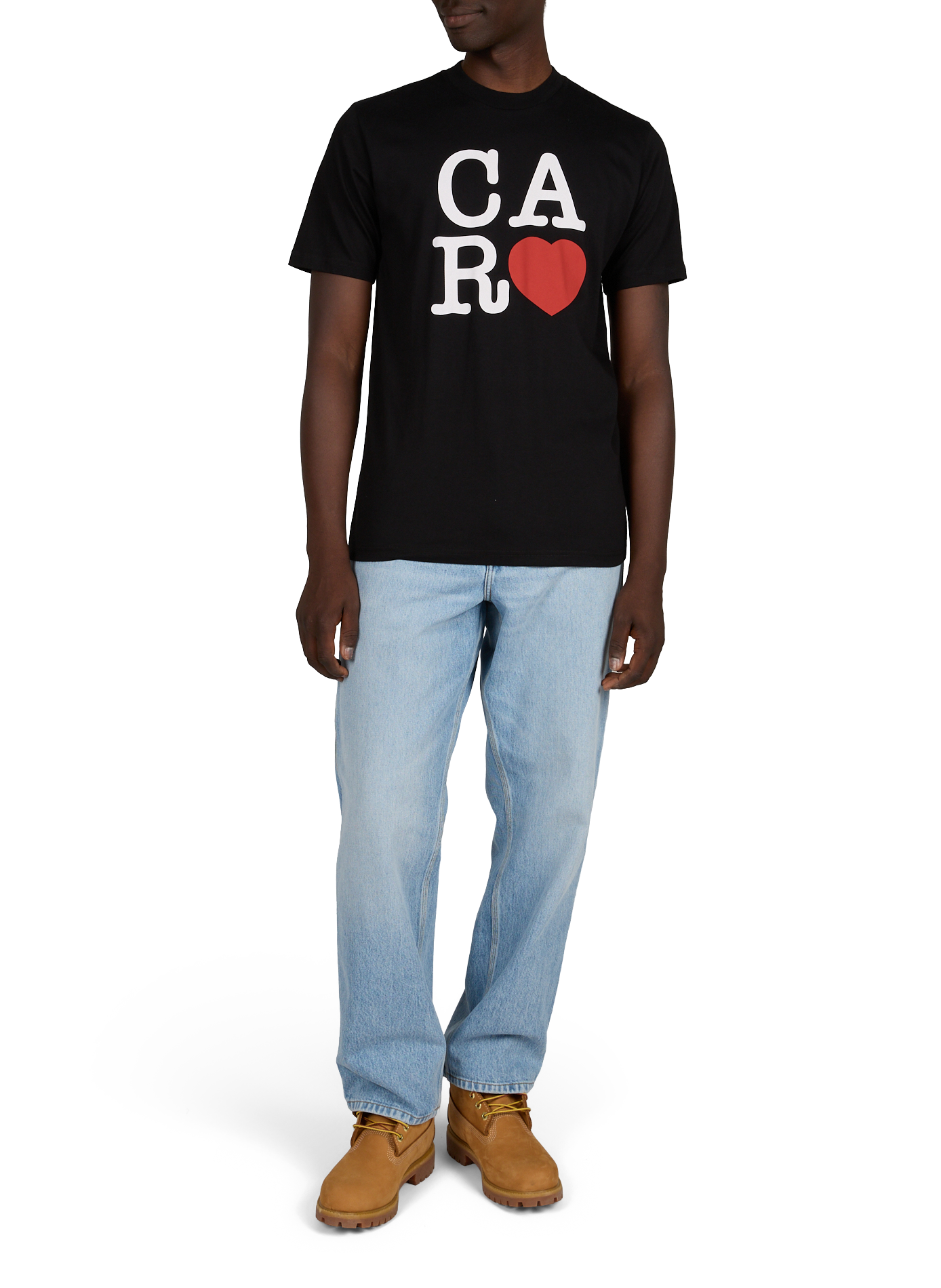 Straight printed cotton T-shirt CARHARTT WIP Black