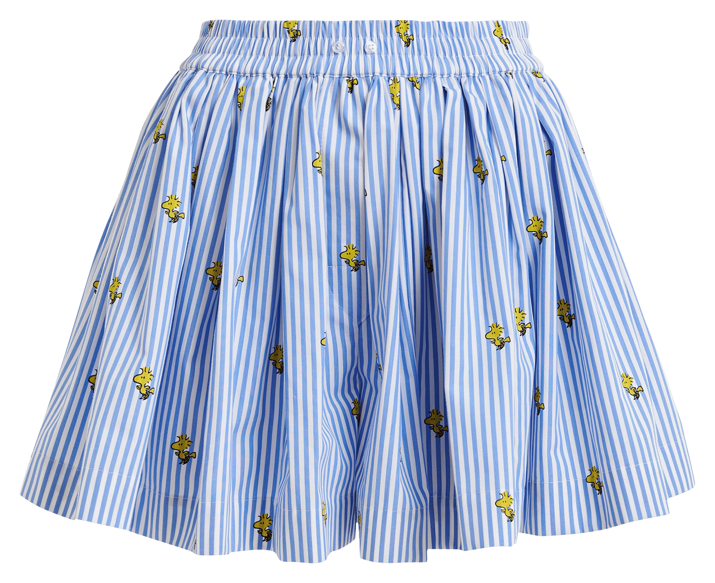 Short imprimé en coton jinus ESSENTIEL ANTWERP Bleu