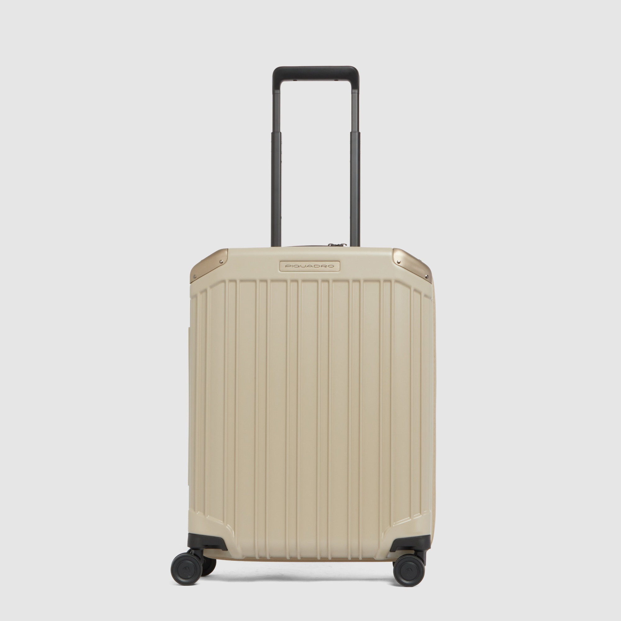 Handbagage met 4 wielen PIQUADRO Beige