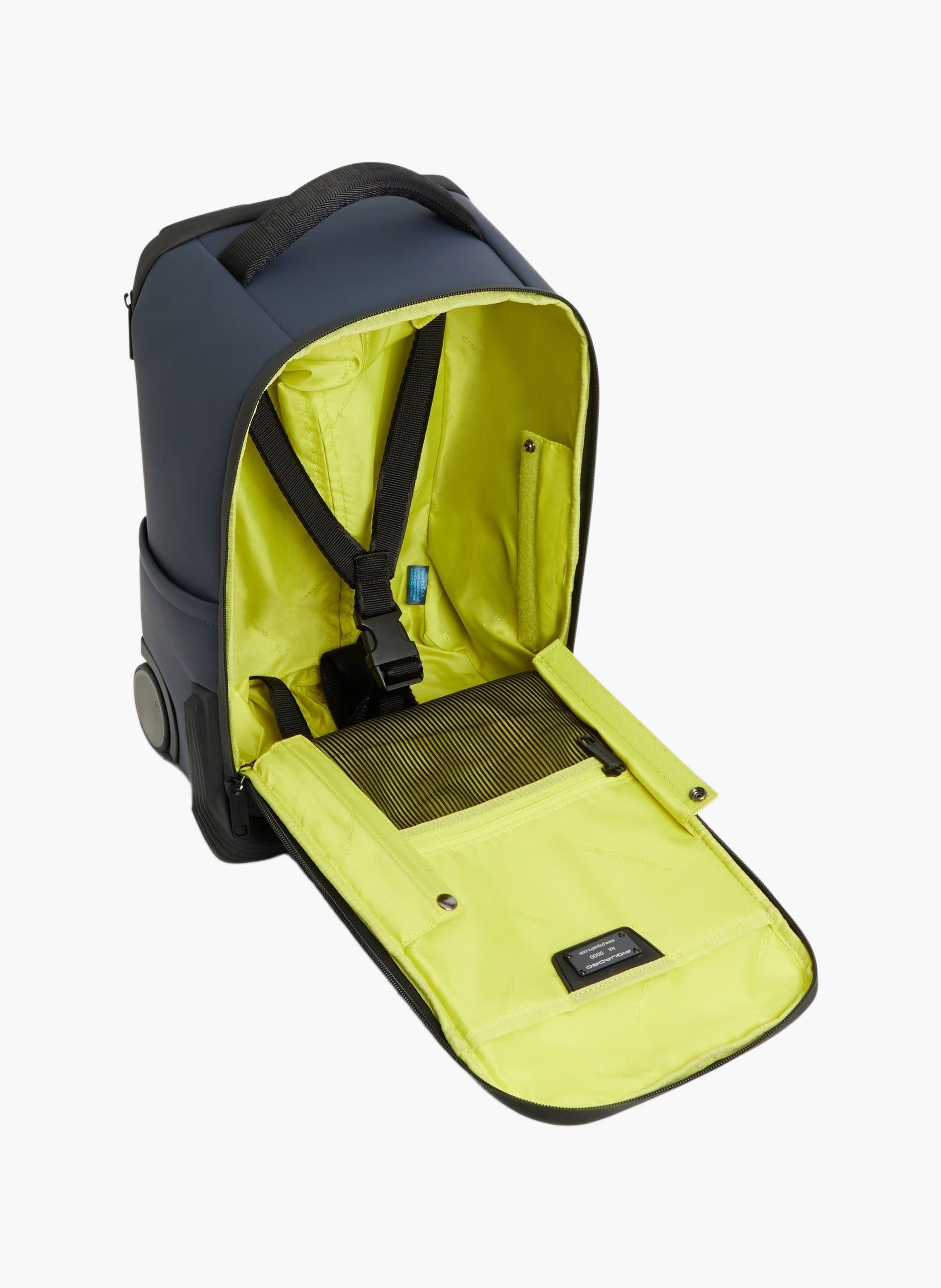 Petite valise sous-siège adaptable a sac a dòs PIQUADRO Bleu