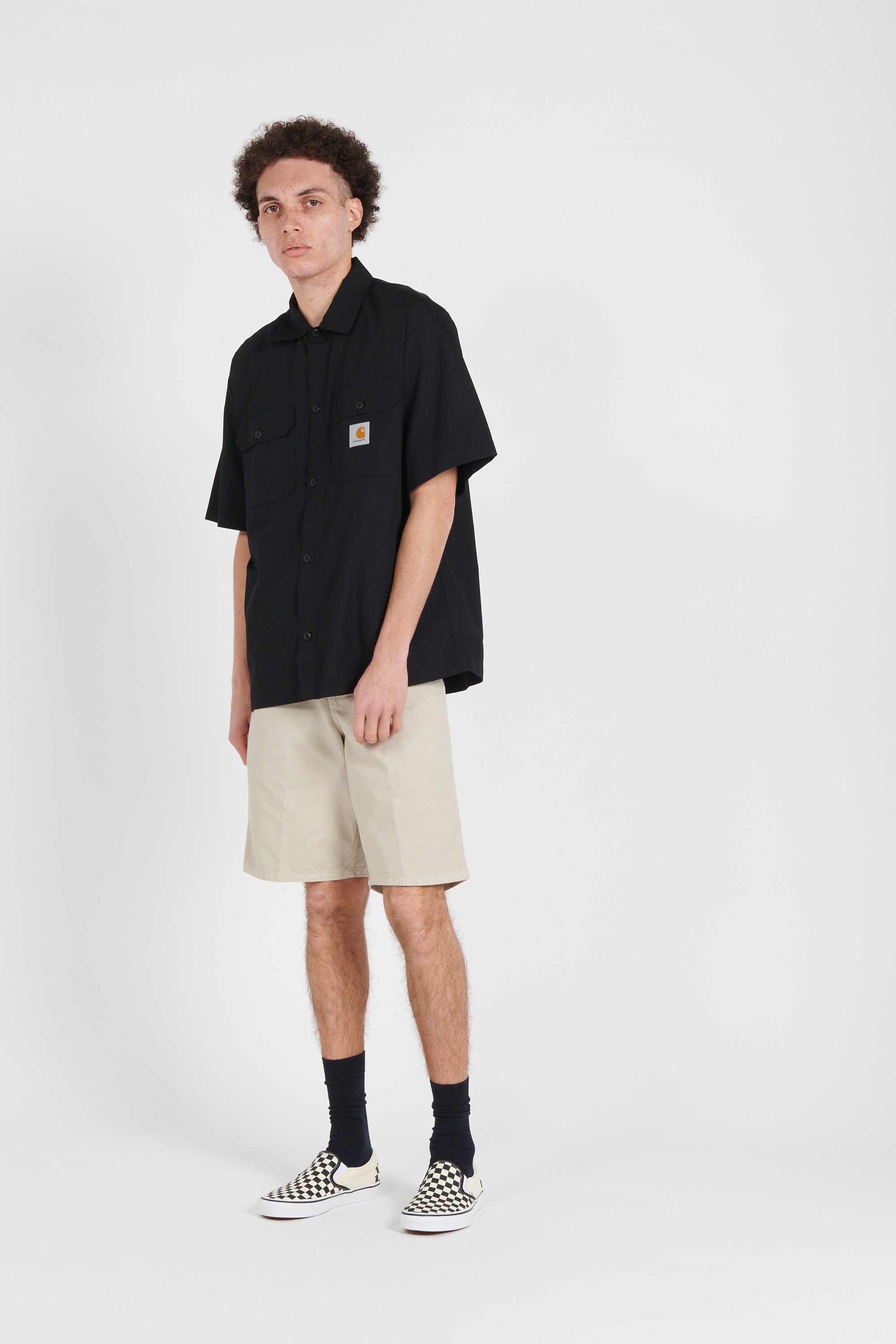 Chemise s/s craft shirt CARHARTT WIP Noir