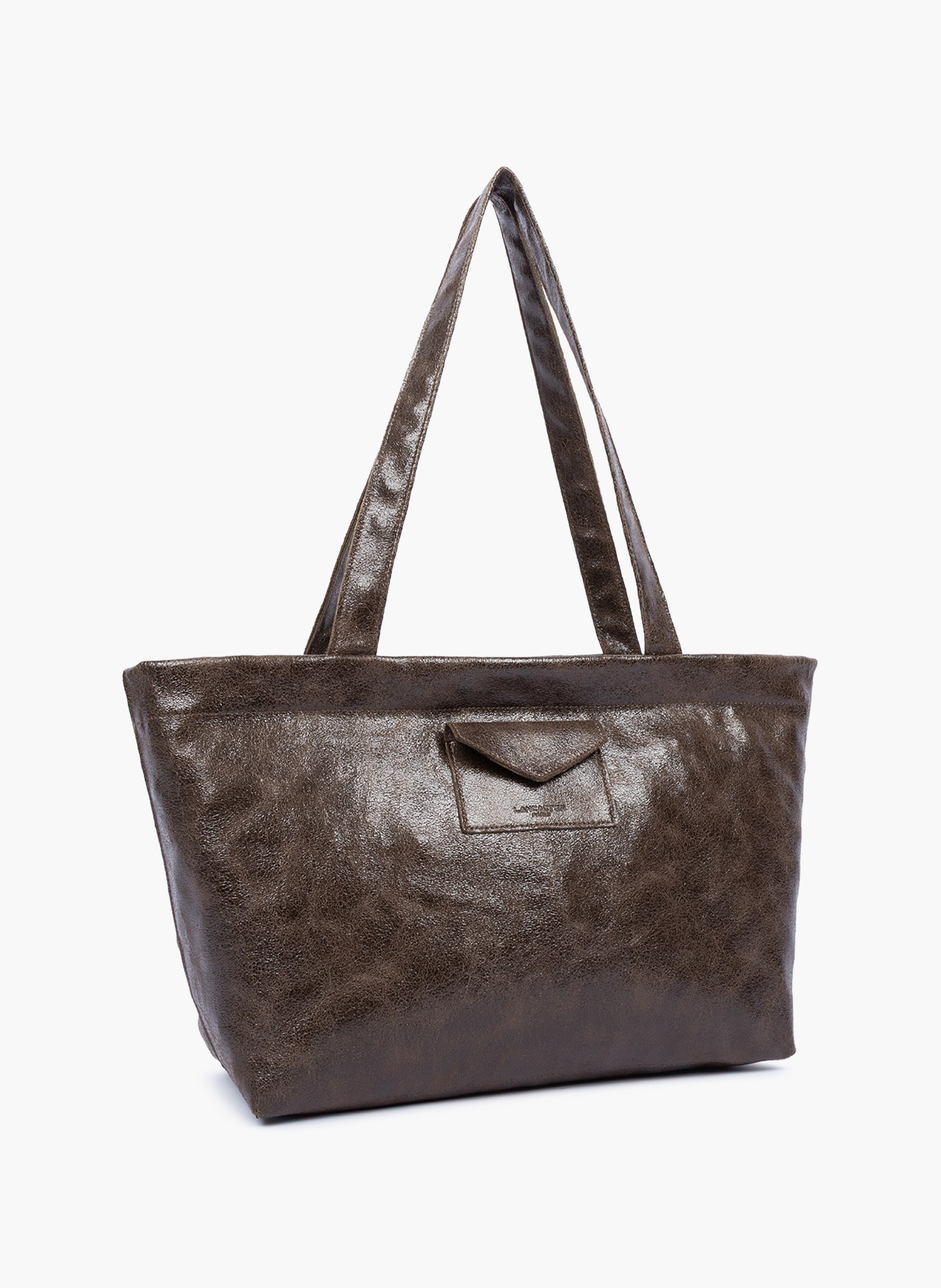Sac cabas épaule - rétro kba LANCASTER Marron