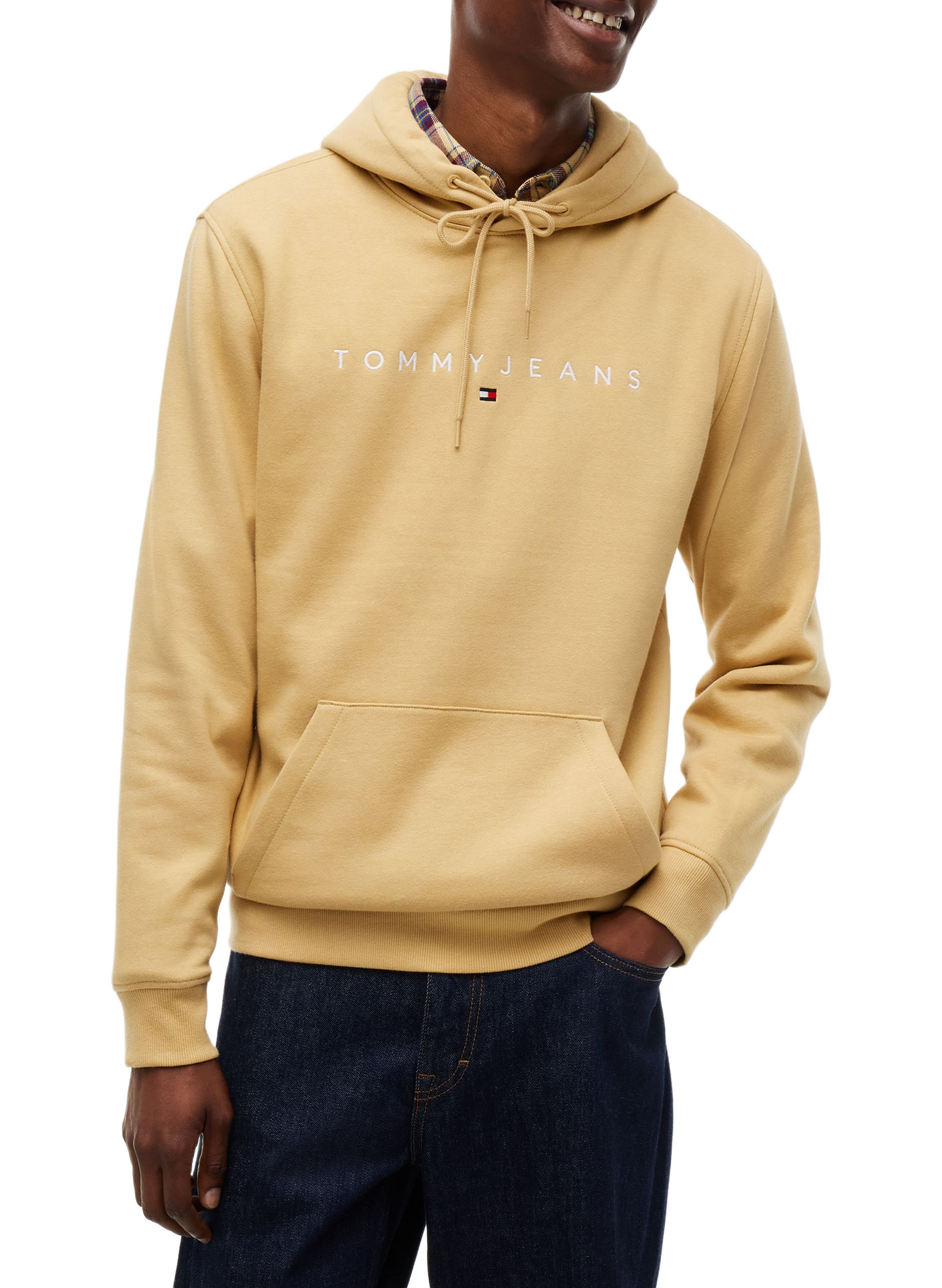 Sweat à capuche avec logo brodé TOMMY HILFIGER Beige