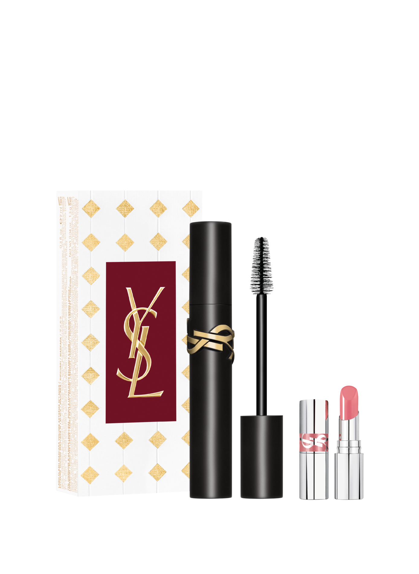 Mascara Lash Clash - Coffret cadeau maquillage yeux & lèvres YVES SAINT LAURENT 01 noir