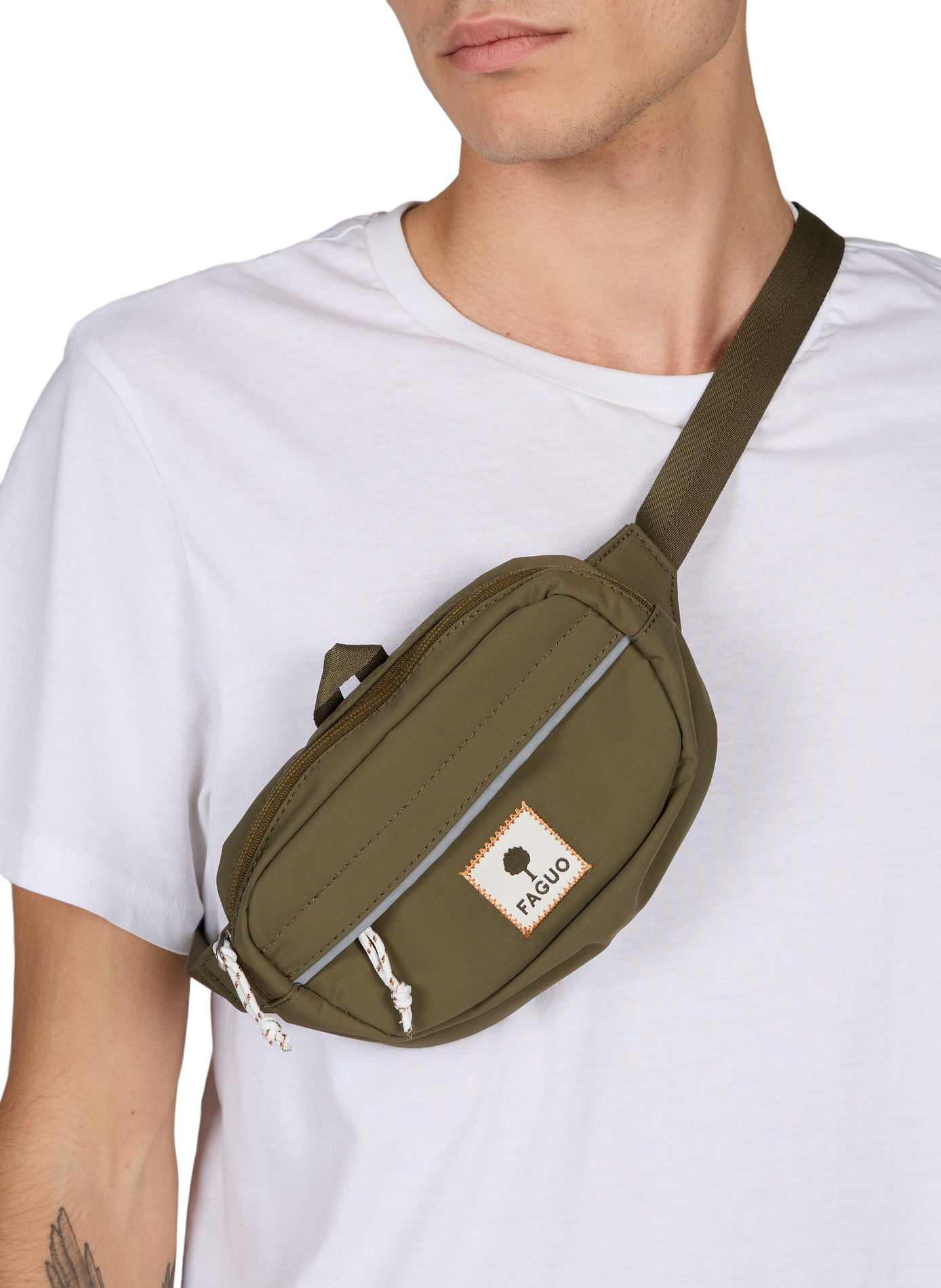 Verstellbare Bauchtasche FAGUO Grun