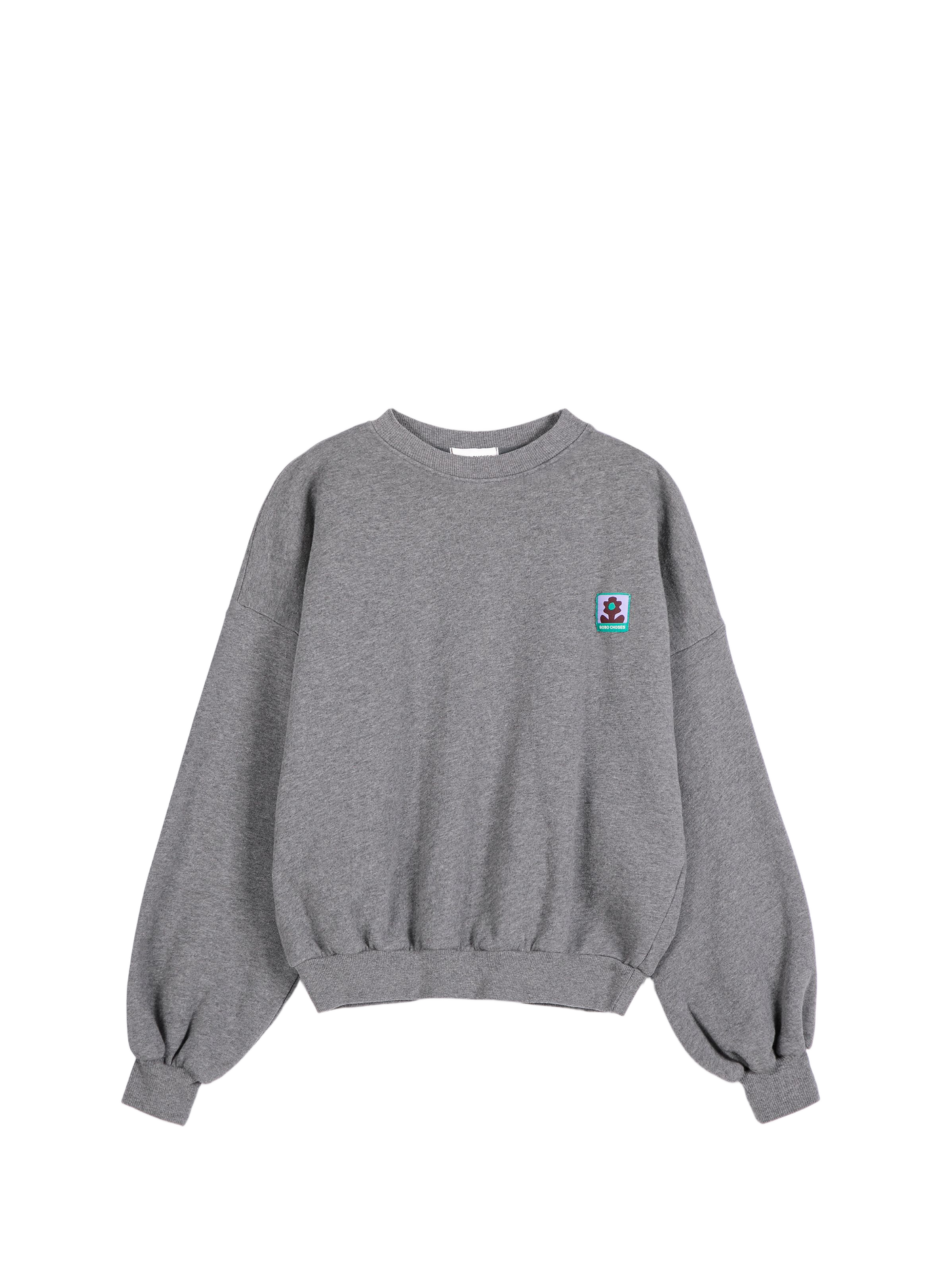 Sweat ample col rond uni BOBO CHOSES Grijs