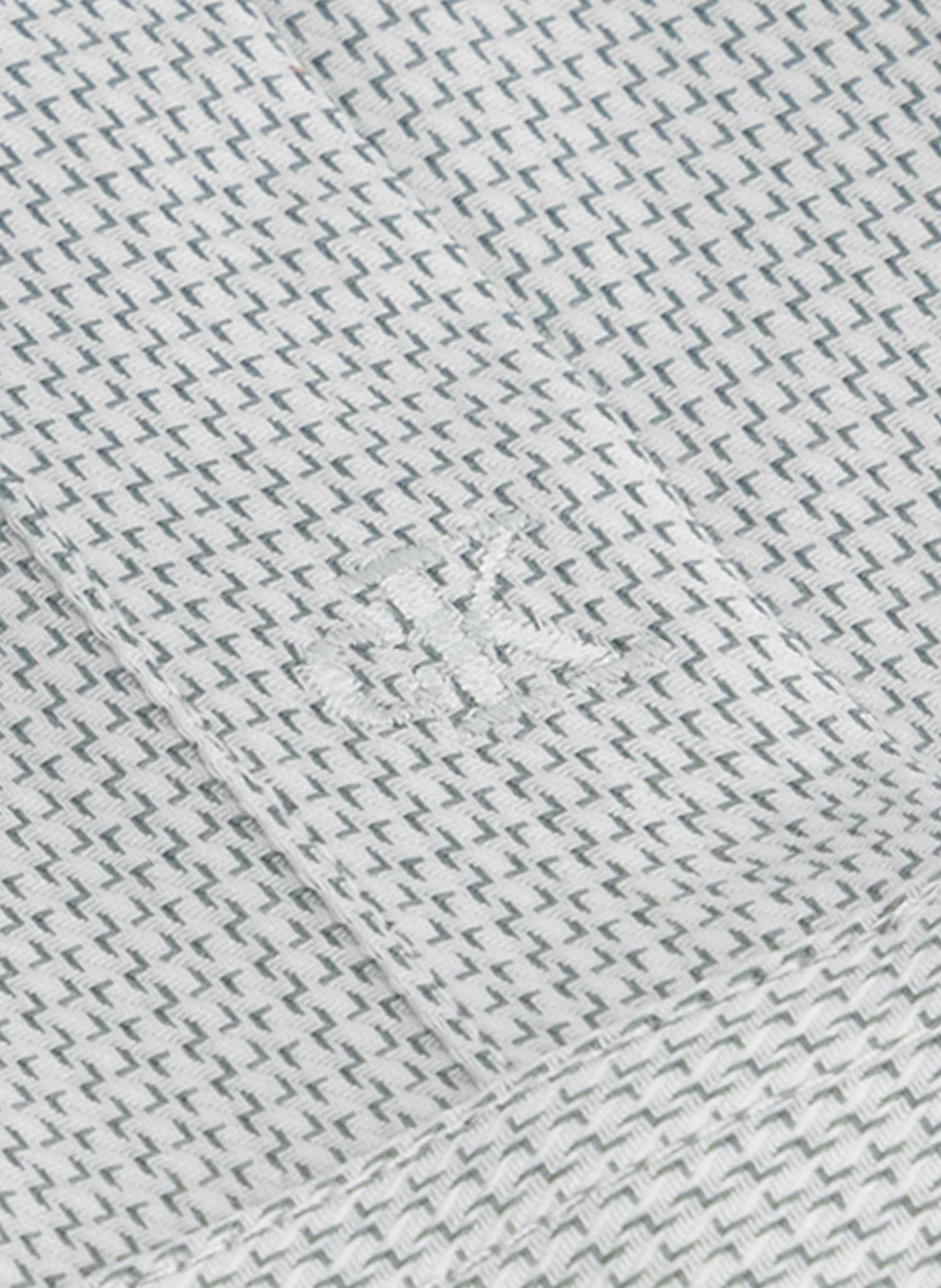 Straight-fit patterned shirt in a cotton blend CALVIN KLEIN Green