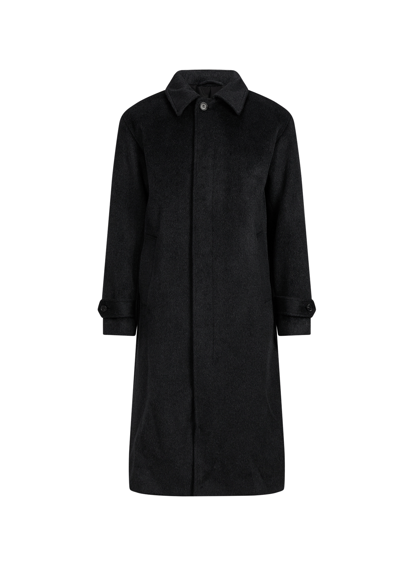 Oversized plain wool-blend coat NN.07 Grey