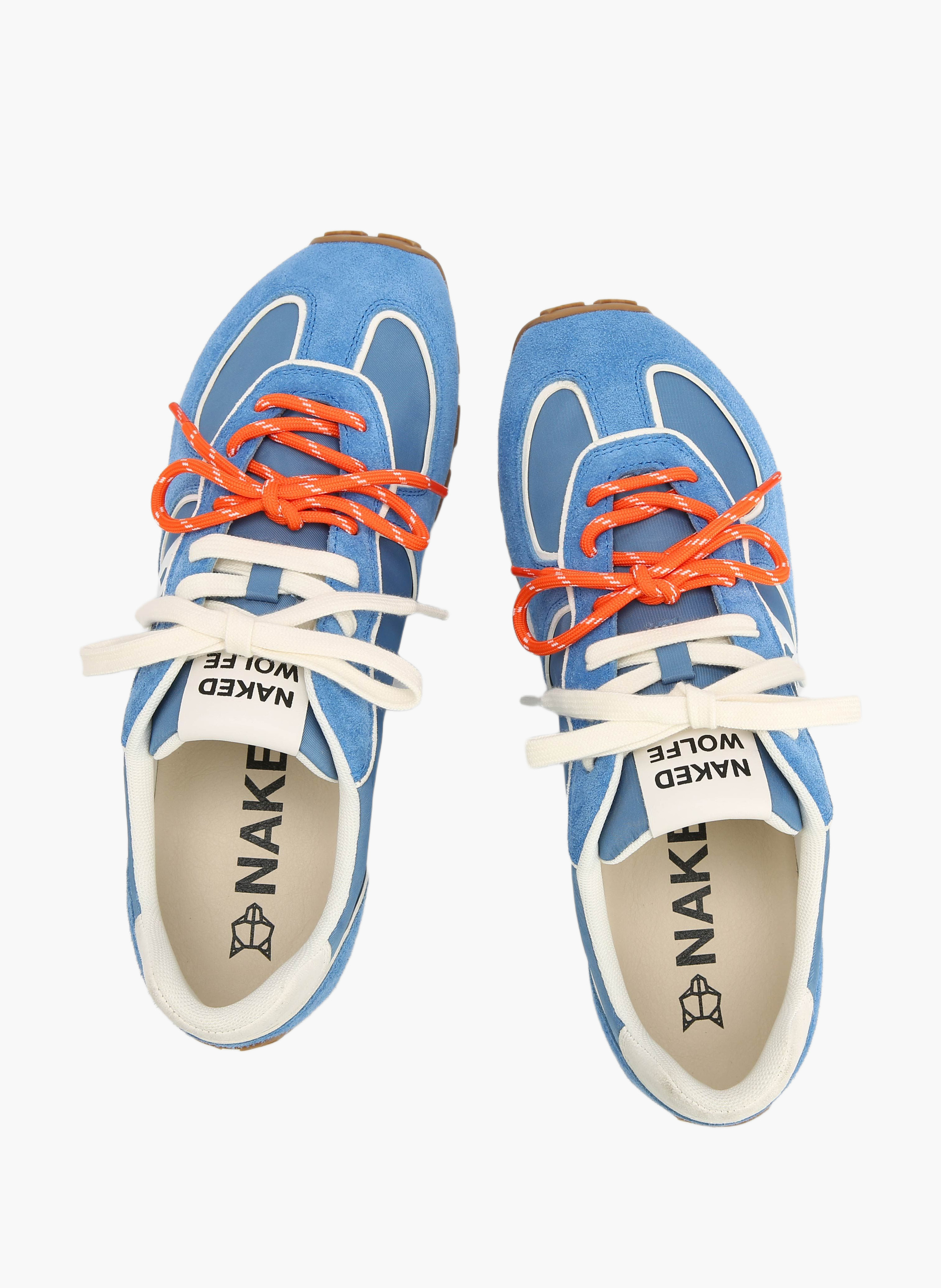 Baskets lightning en nylon NAKED WOLFE Bleu