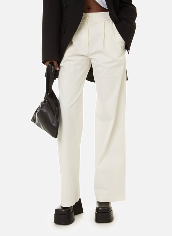 Straight cotton trousers Beige by SELMACILEK SELMACILEK Straight cotton trousers Beige