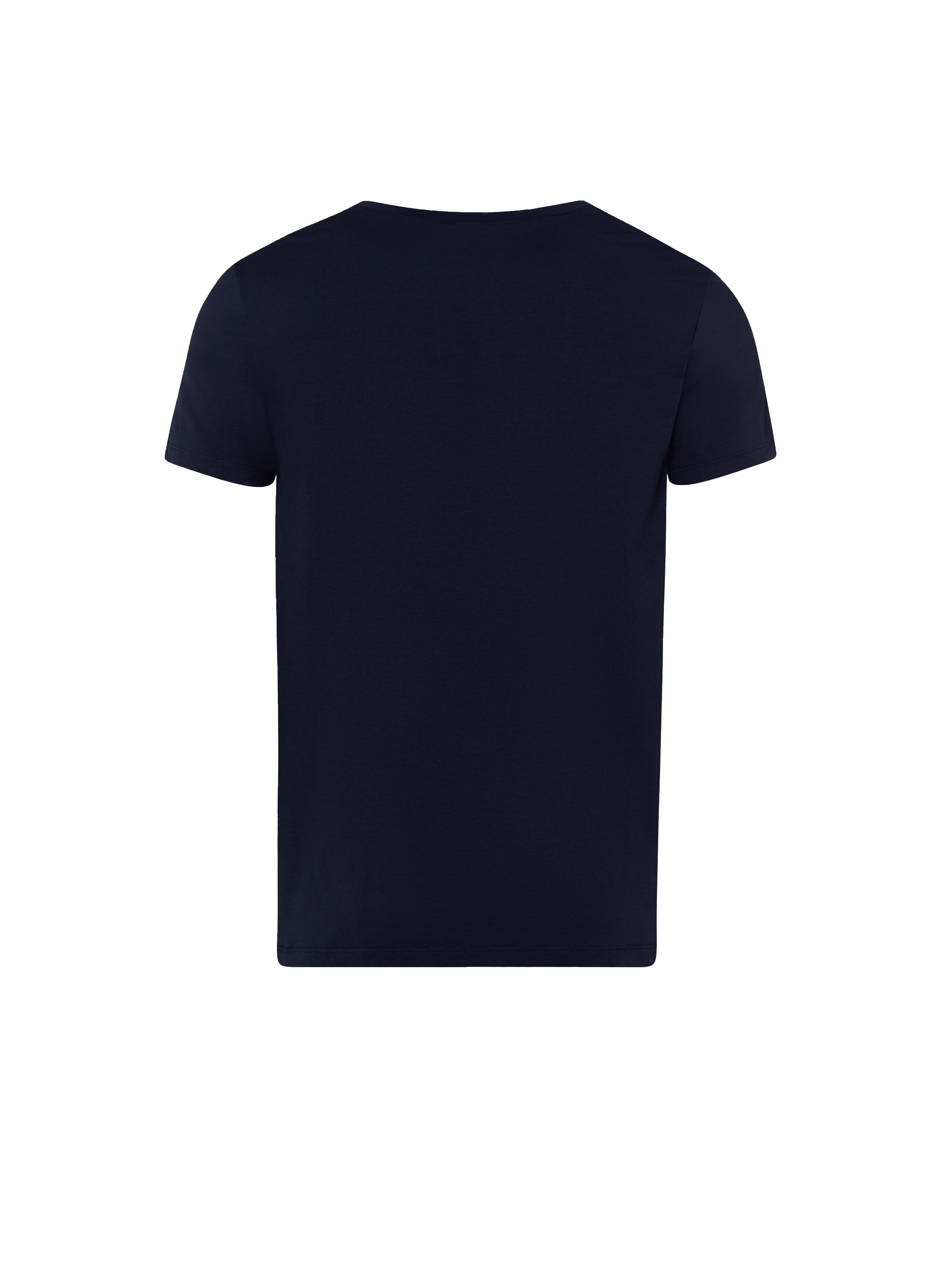 Cotton T-shirt HANRO Blue