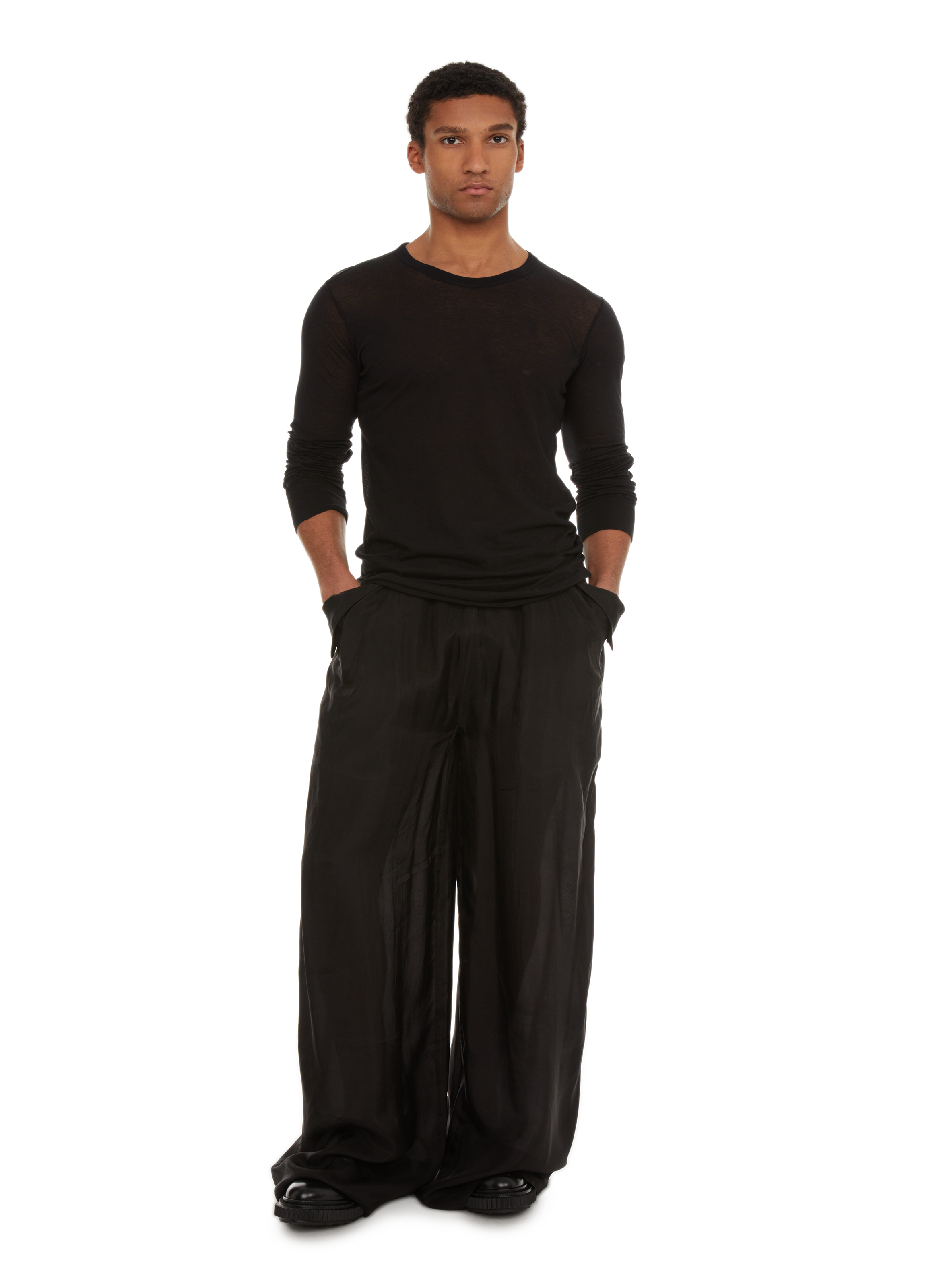 Long-sleeved T-shirt RICK OWENS Black