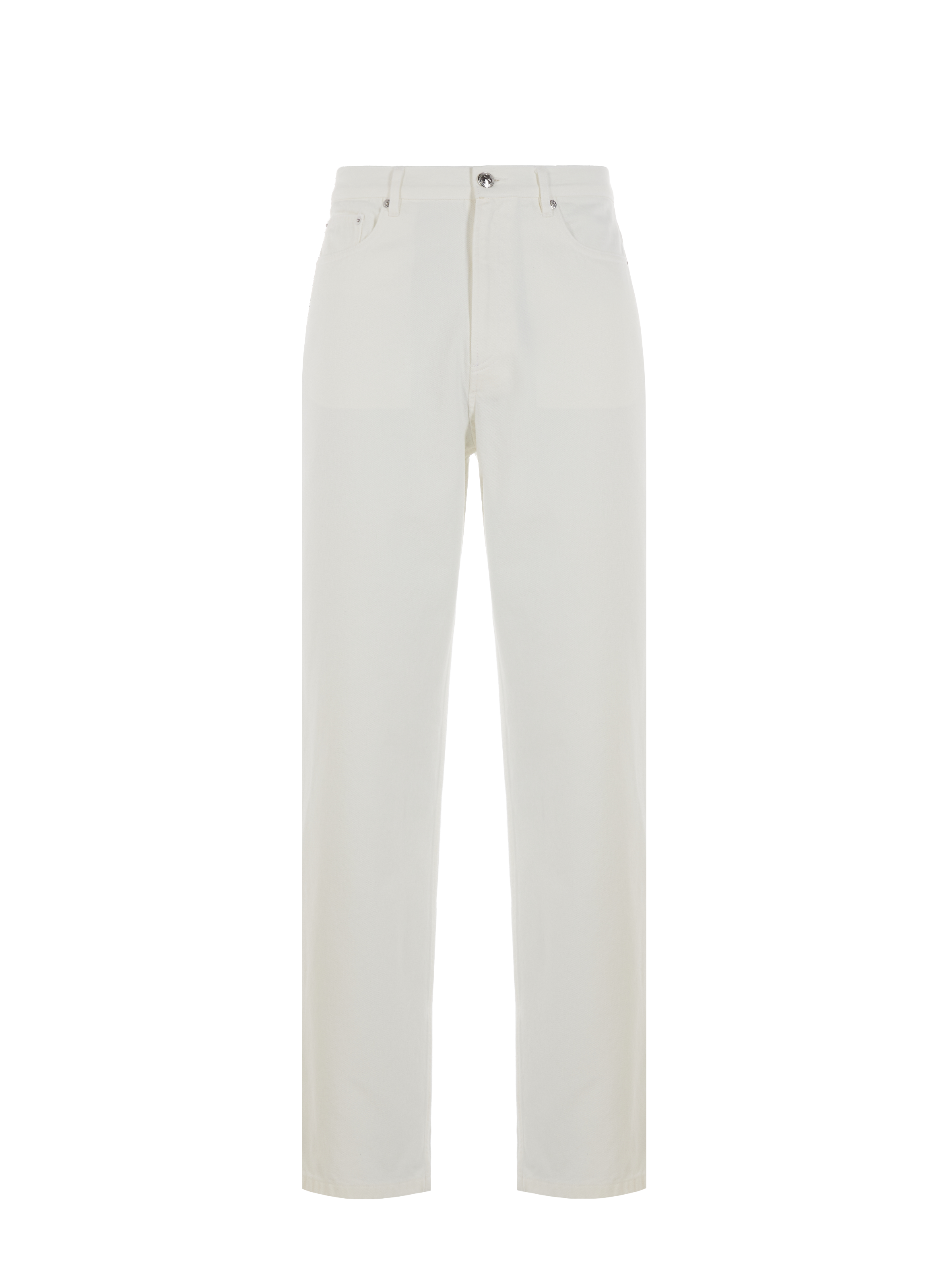 A.P.C. Jean mom en coton  Blanc