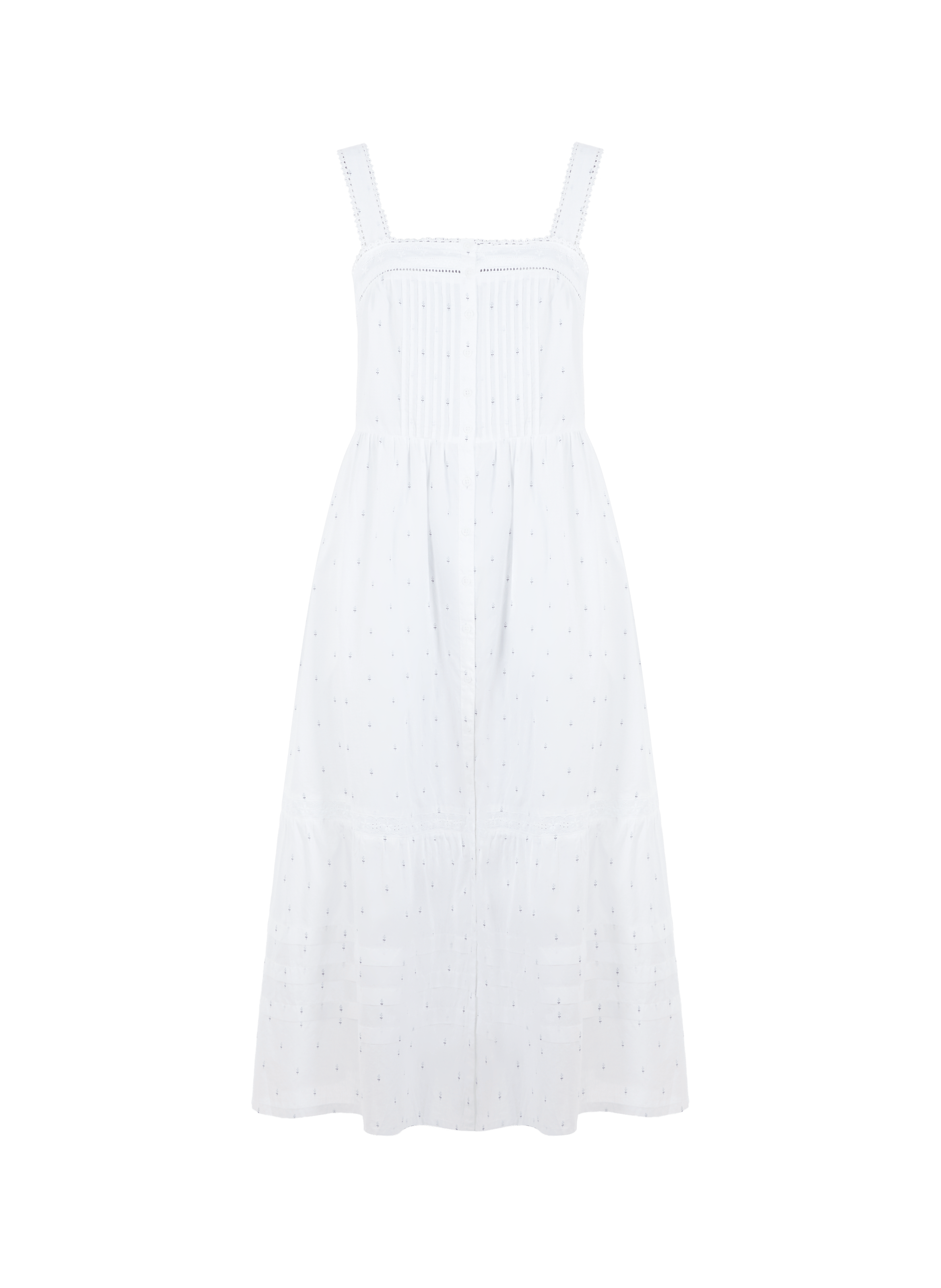 Robe à motif en coton  LEVI'S Blanc