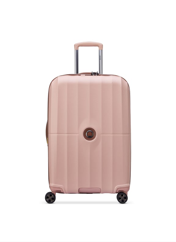 Valise soute rigide taille l - carrousel Rose by DELSEY PARIS DELSEY PARIS Valise soute rigide taille l - carrousel Rose