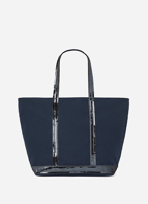 Cabas l zippé en toile Bleu by VANESSA BRUNO VANESSA BRUNO Cabas l zippé en toile Bleu
