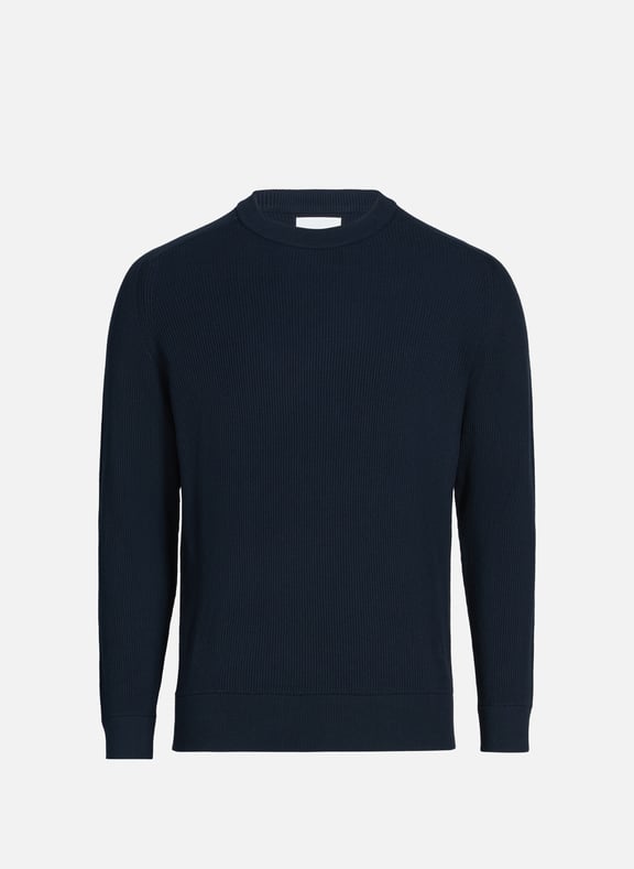 Pull côtelé Bleu by NN.07 NN.07 Pull côtelé Bleu