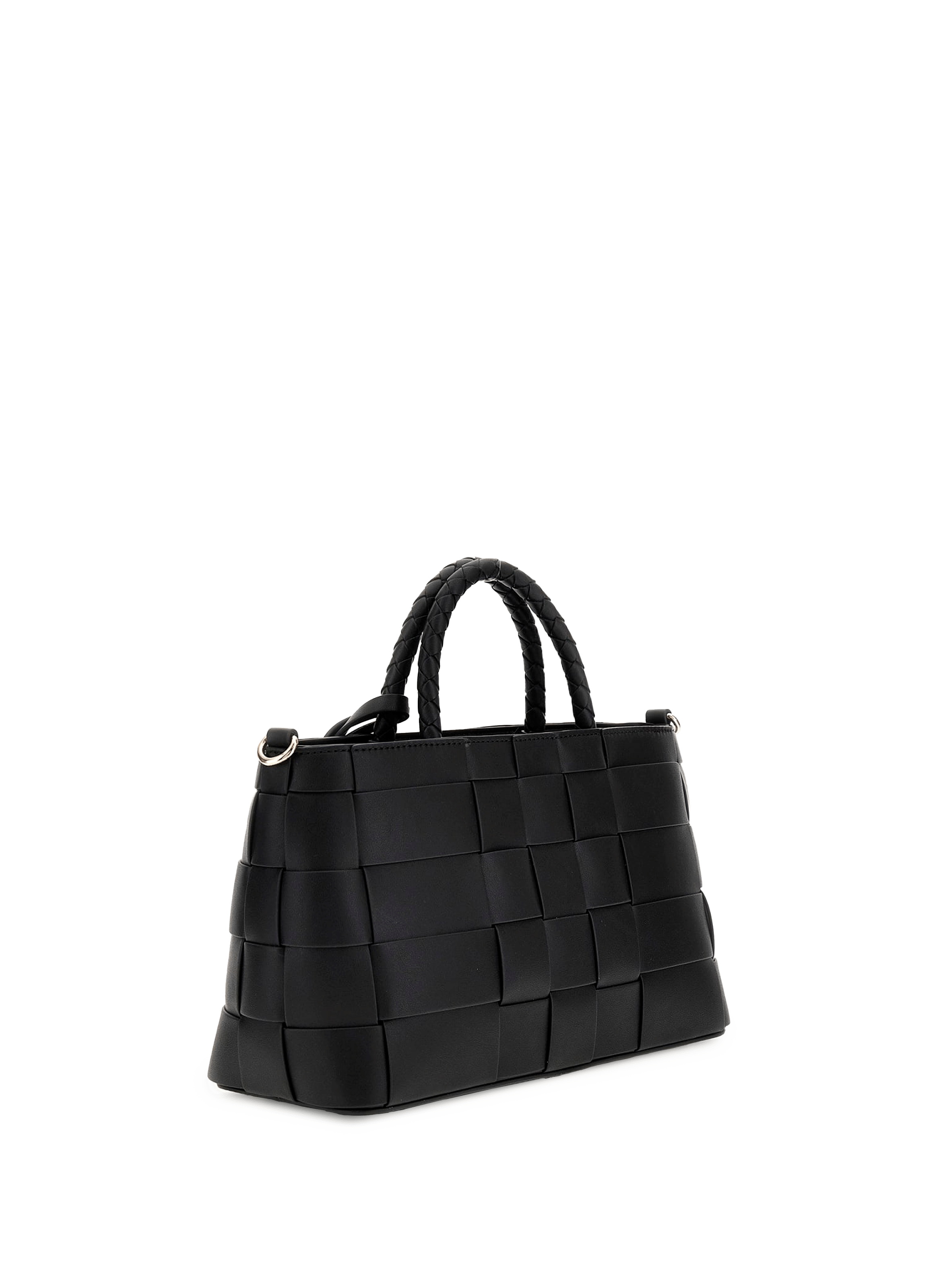 Sac à main tressé GUESS Noir