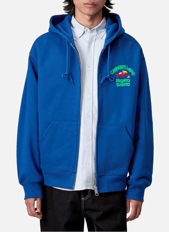 Pronto hooded sweatshirt Blue by CARHARTT WIP CARHARTT WIP Pronto hooded sweatshirt Blue