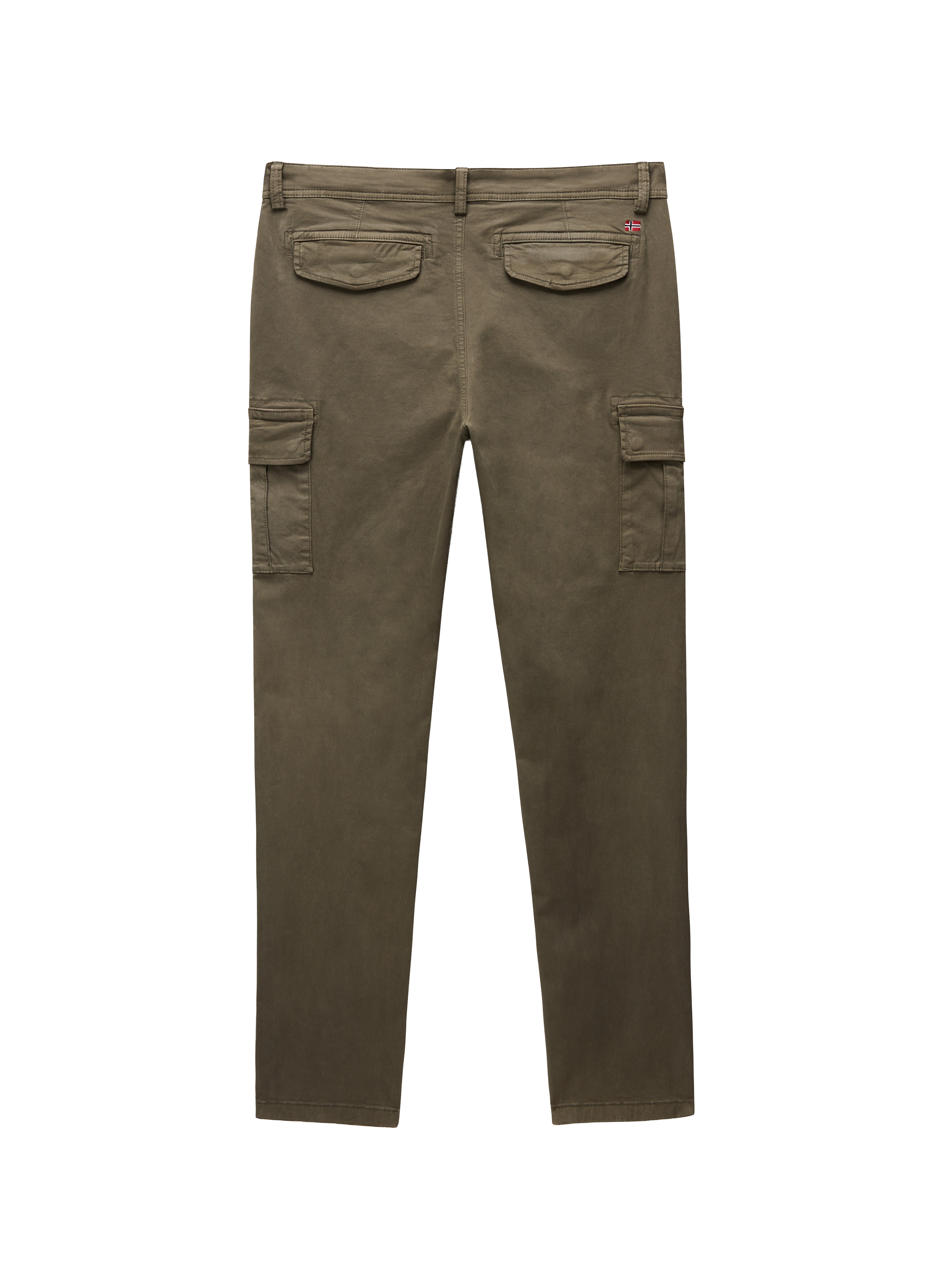 Cotton canvas cargo pants NAPAPIJRI Green