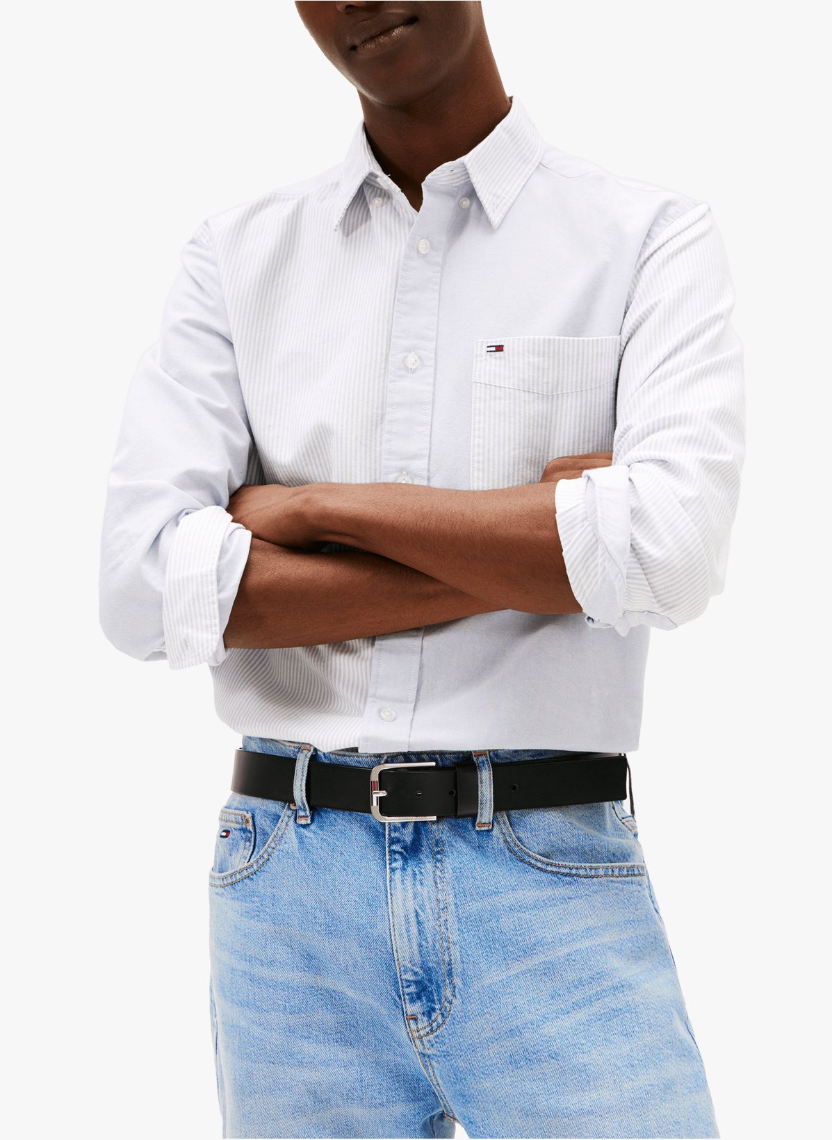 Chemise à rayures en coton