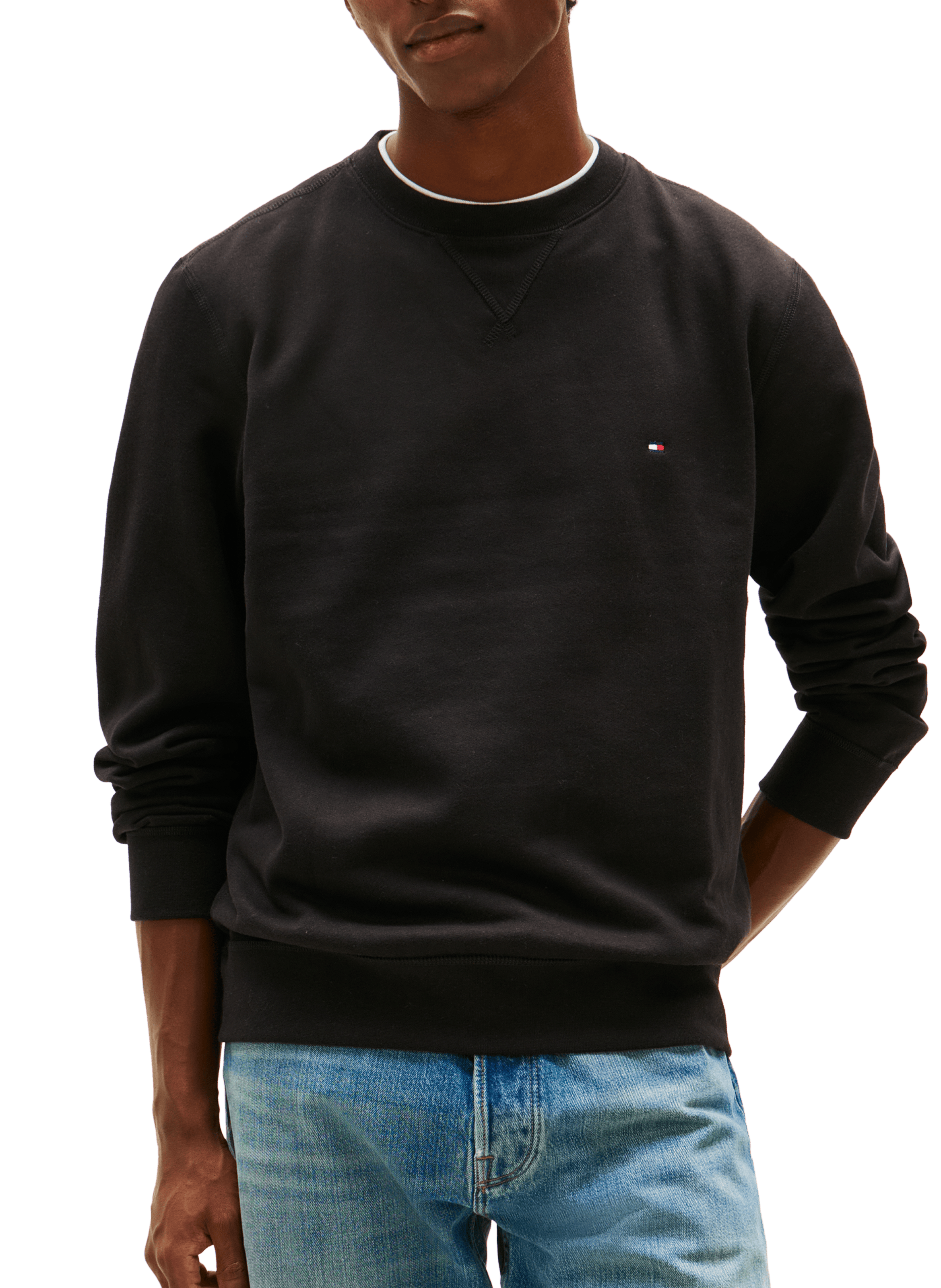 Cotton sweatshirt TOMMY HILFIGER Black
