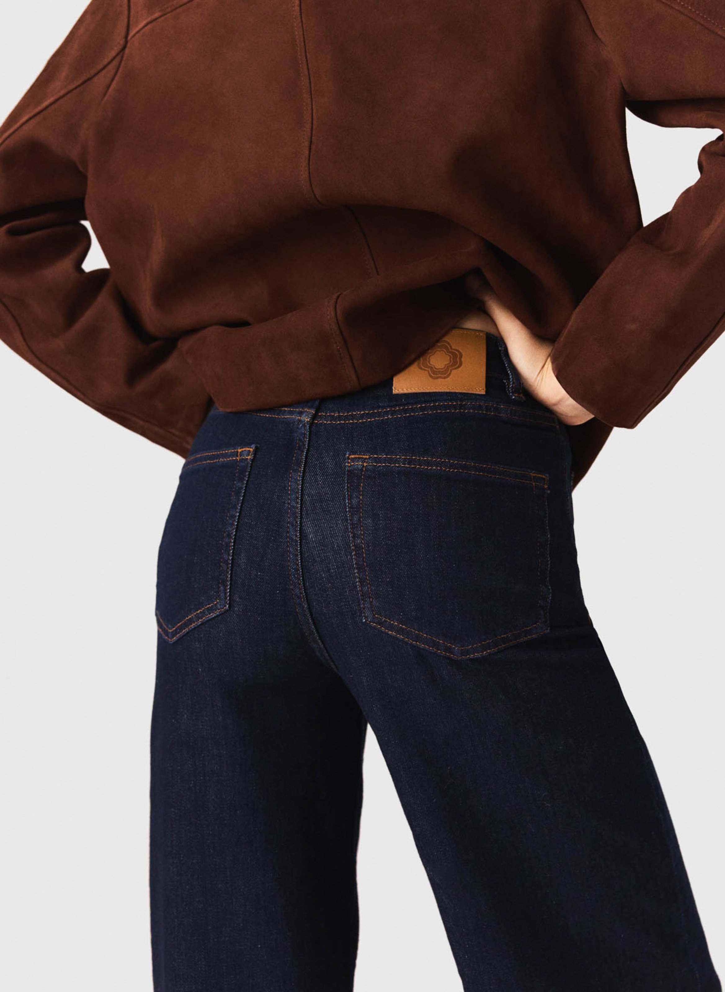 Jean large MAJE Bleu