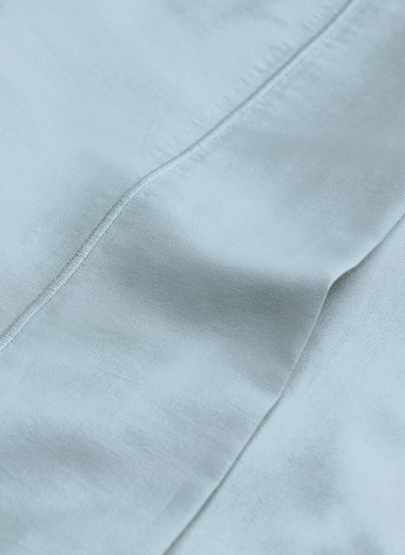 Drap plat eclat fjord ANNE DE SOLENE Bleu