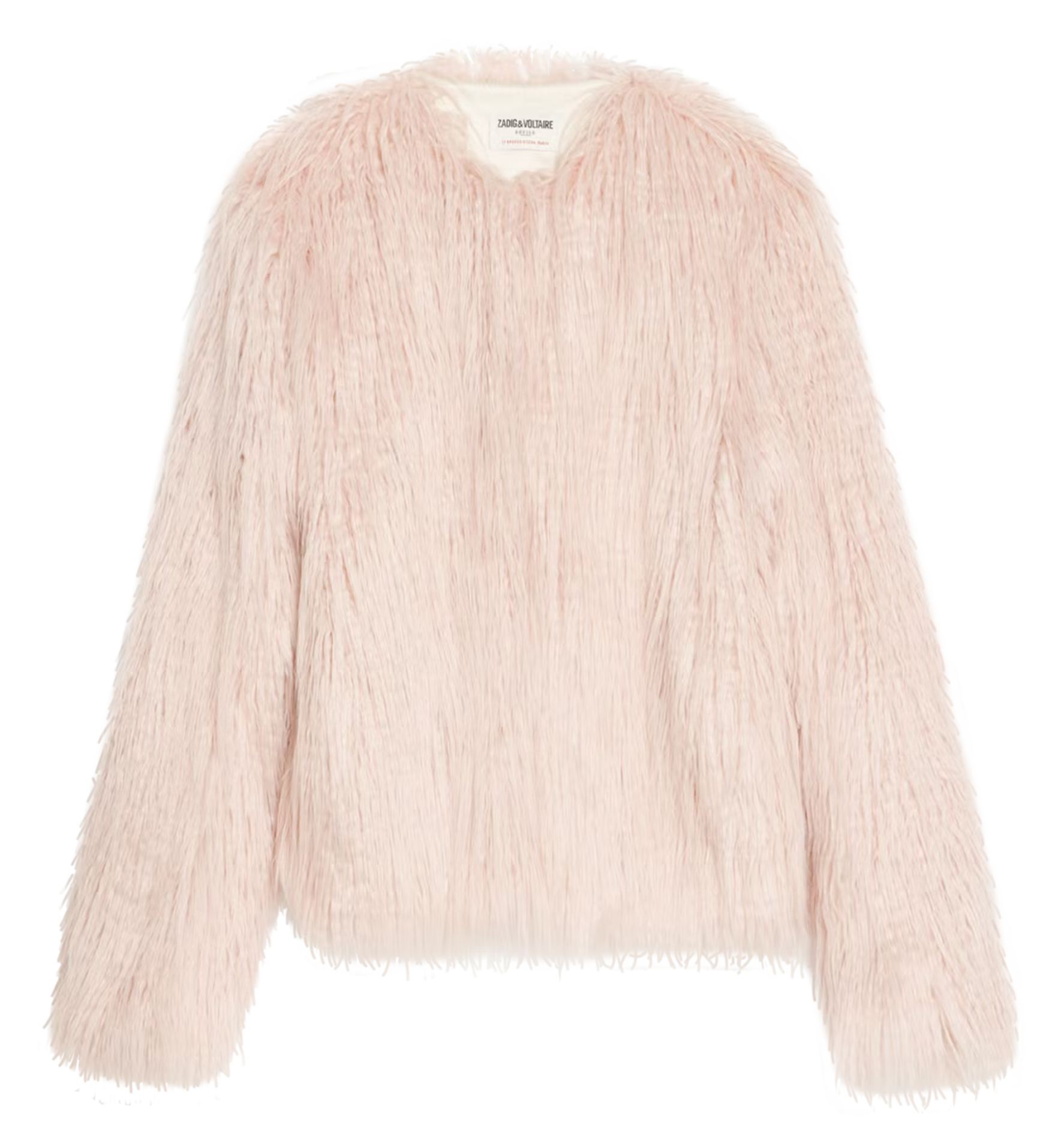 Manteau col rond freddie ZADIG&VOLTAIRE Rose