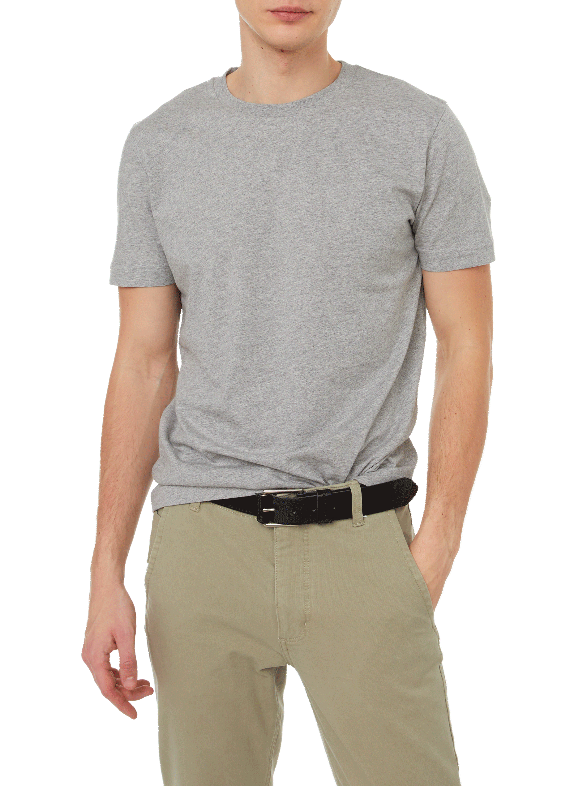 Leather belt DOCKERS Black