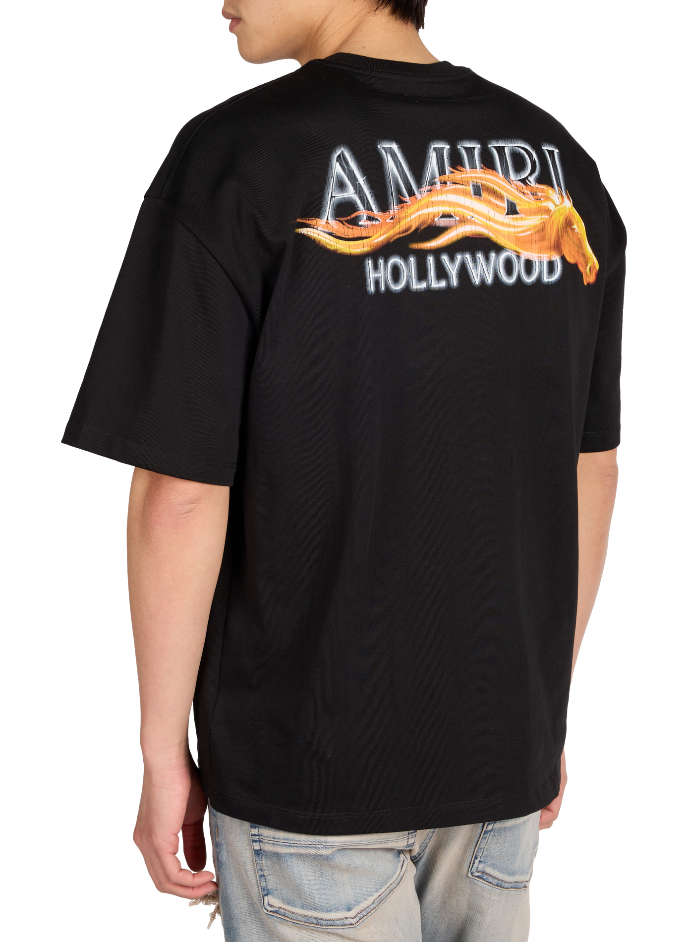 <p>T-shirt printed short sleeves in cotton</p> AMIRI Black