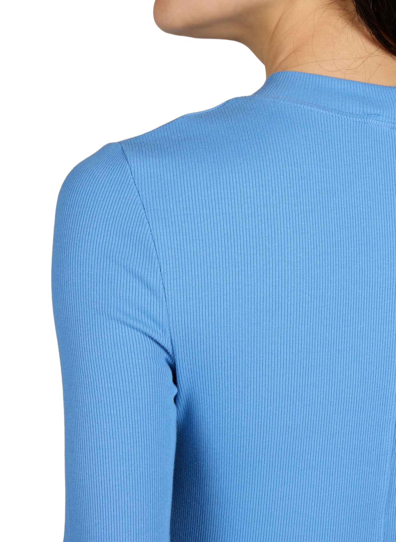 Top in cotton TOPSHOP Blue