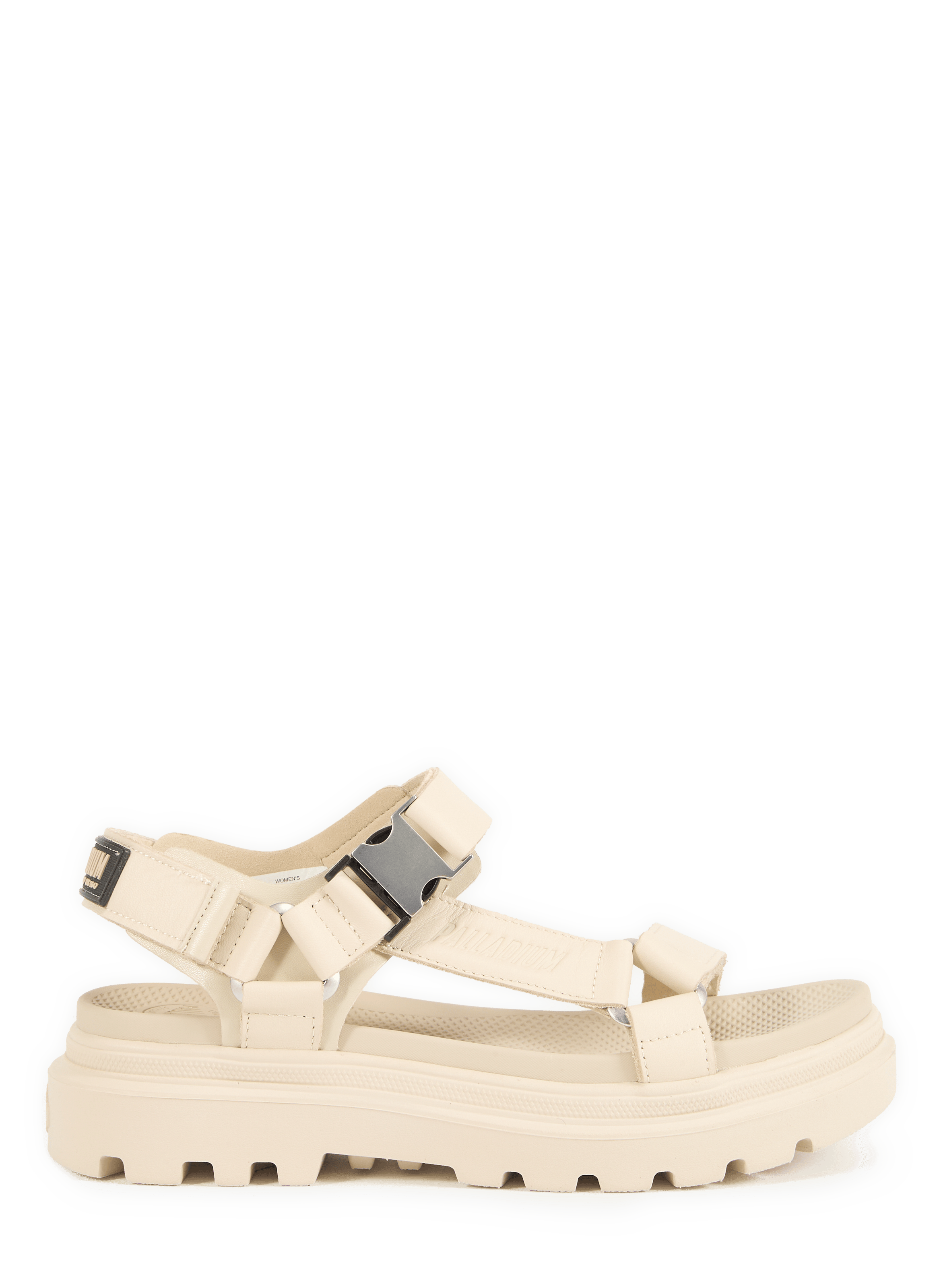 Sandales compensées Pallacruise en cuir mélangé PALLADIUM Beige