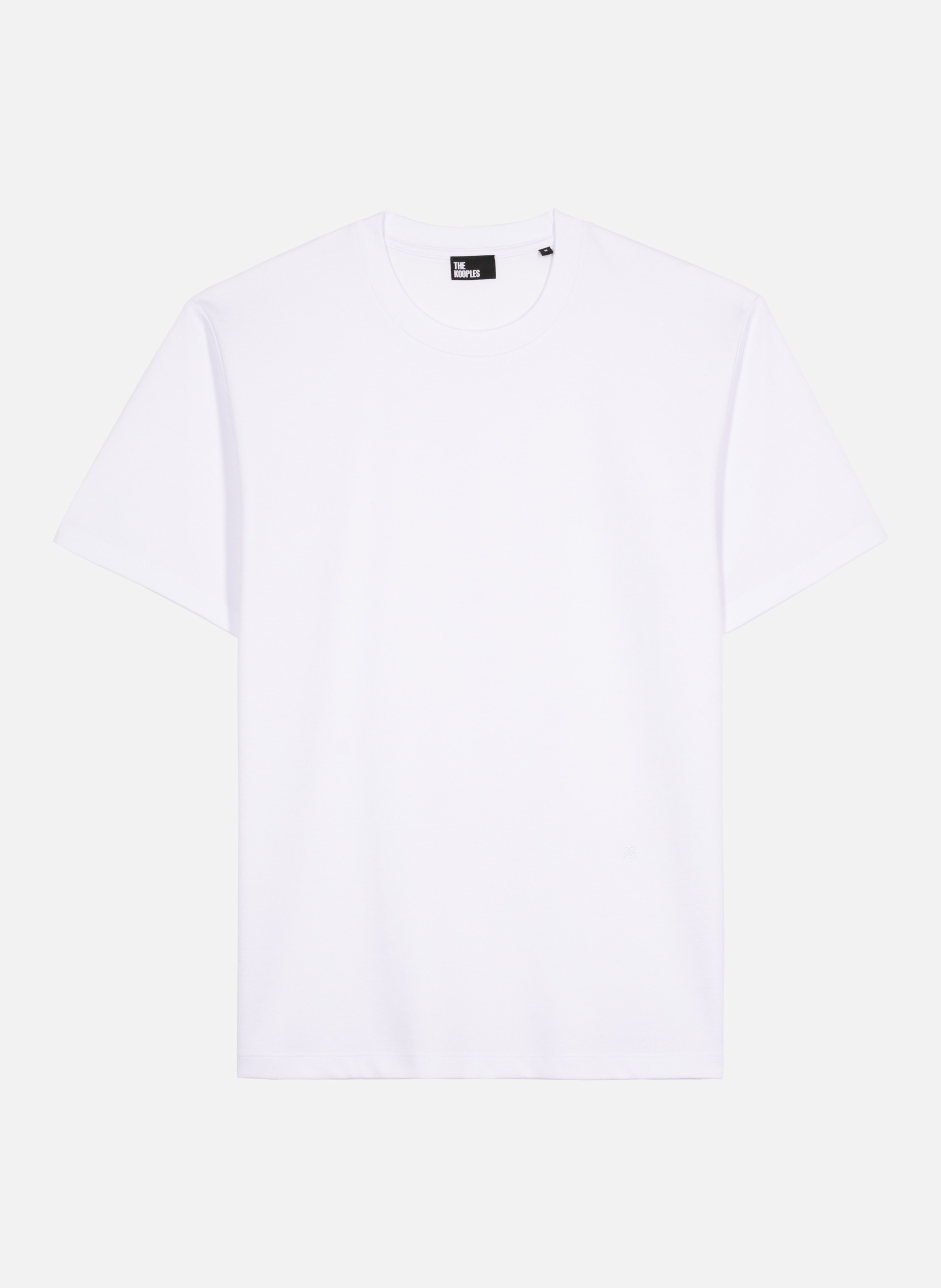 T-shirt mixte droit uni unisexe THE KOOPLES Blanc