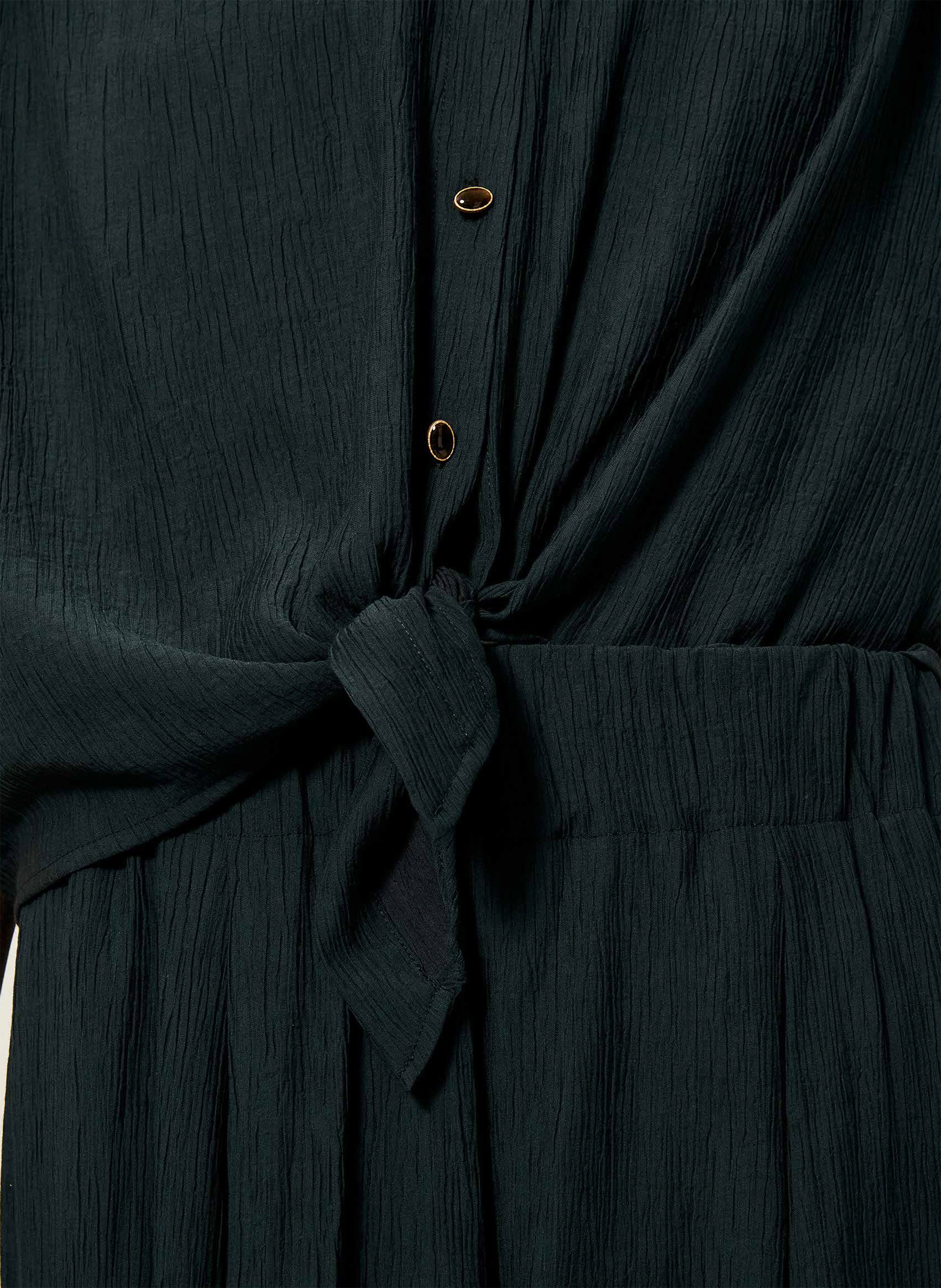 Pantalon large 7/8ème en linon antique isla minima SESSUN Vert