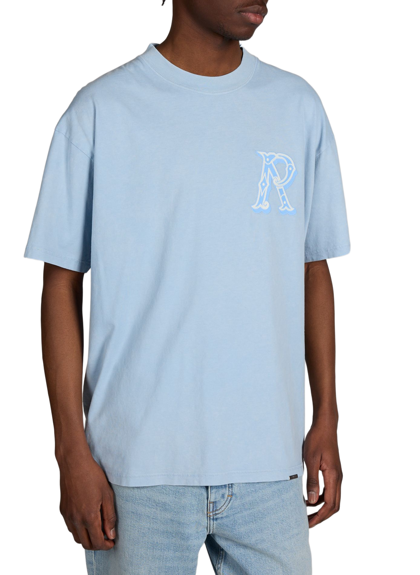 Embroidered cotton T-shirt REPRESENT