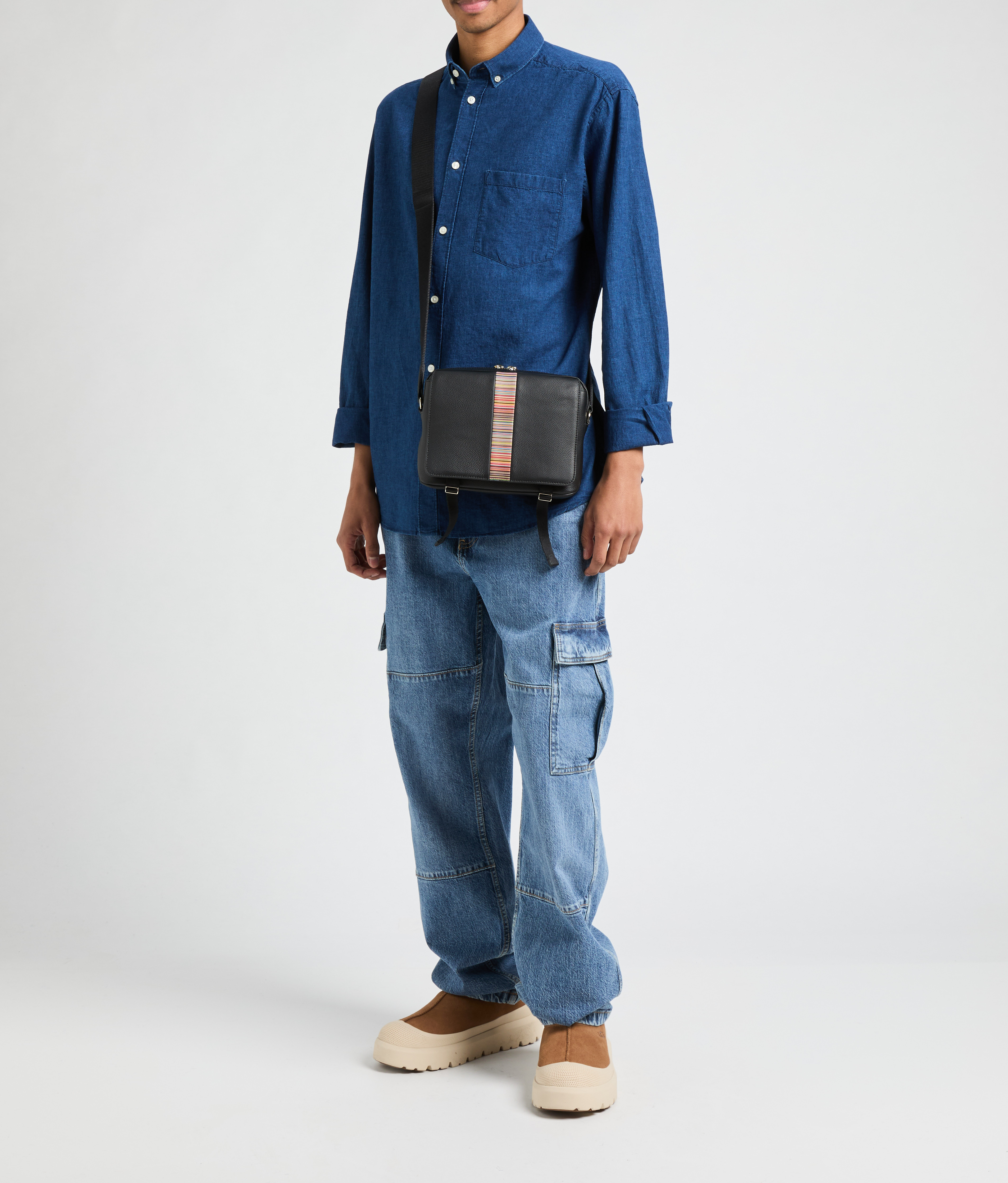 Chemise aspect jean Fambray AU PRINTEMPS PARIS Bleu