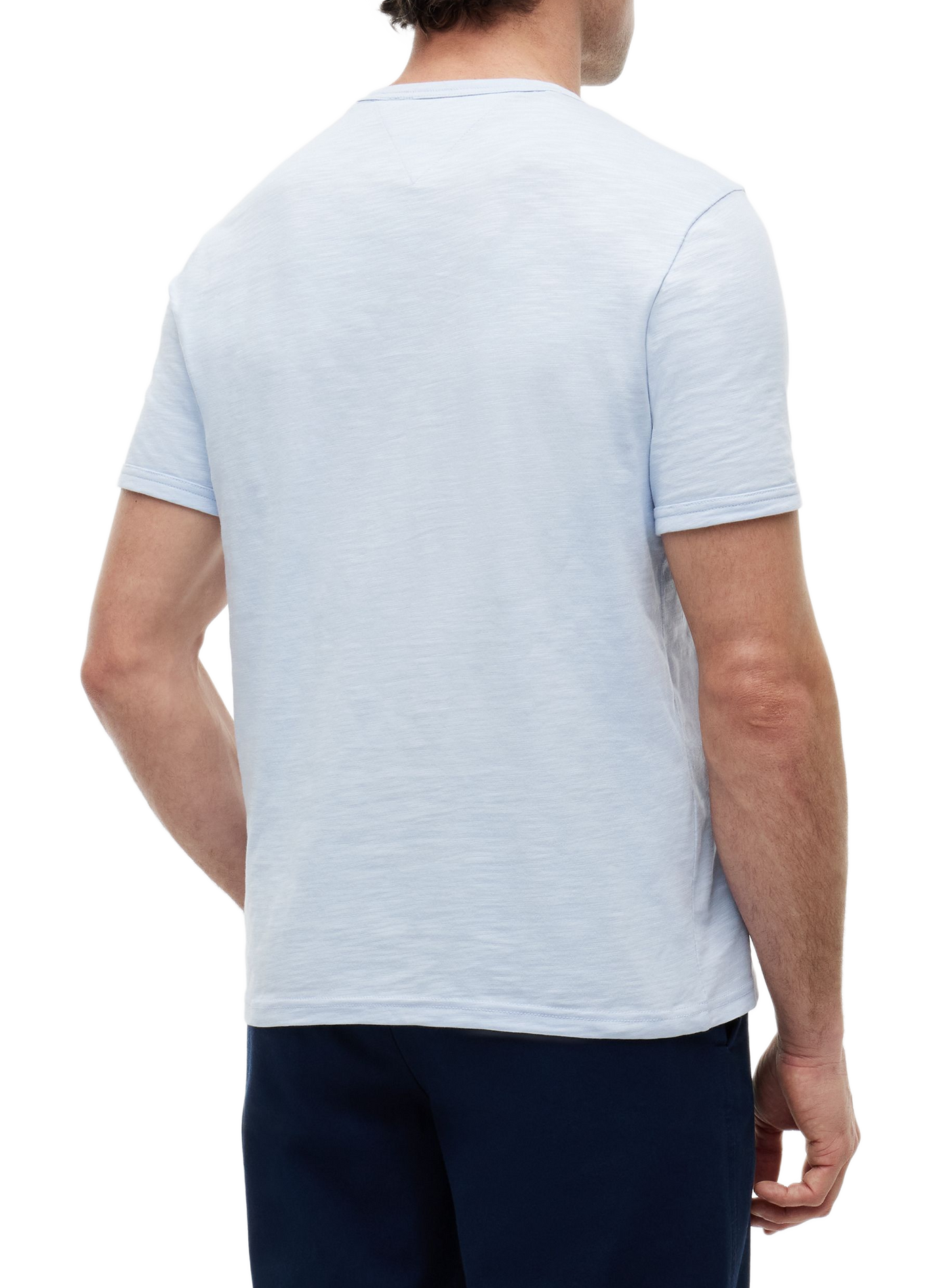 T-shirt droit en coton TOMMY HILFIGER Bleu