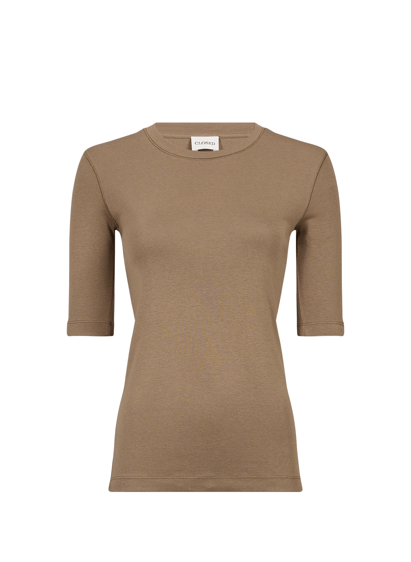 Cotton-blend T-shirt CLOSED Beige