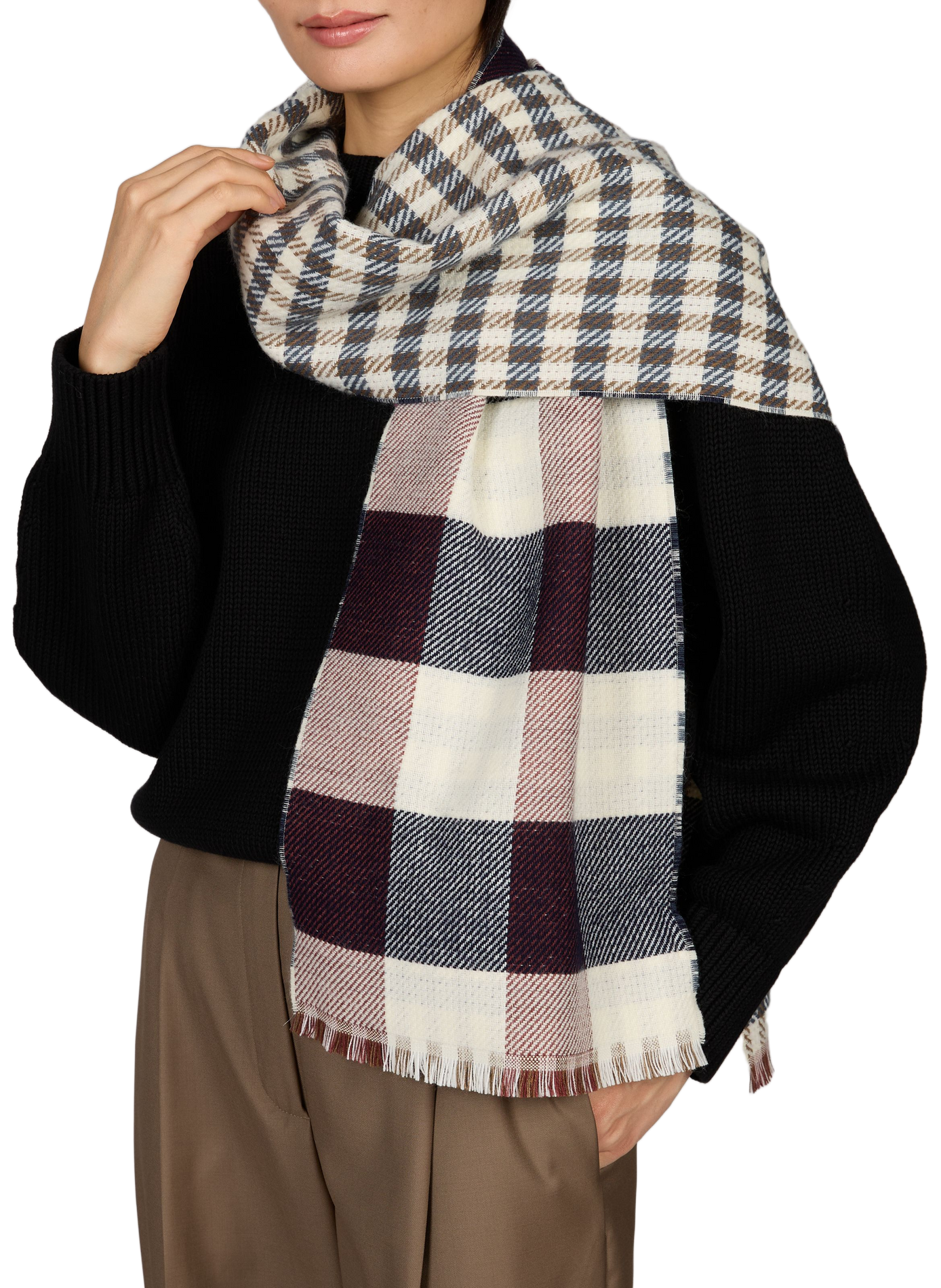 Check Scarf AU PRINTEMPS PARIS Multicolour