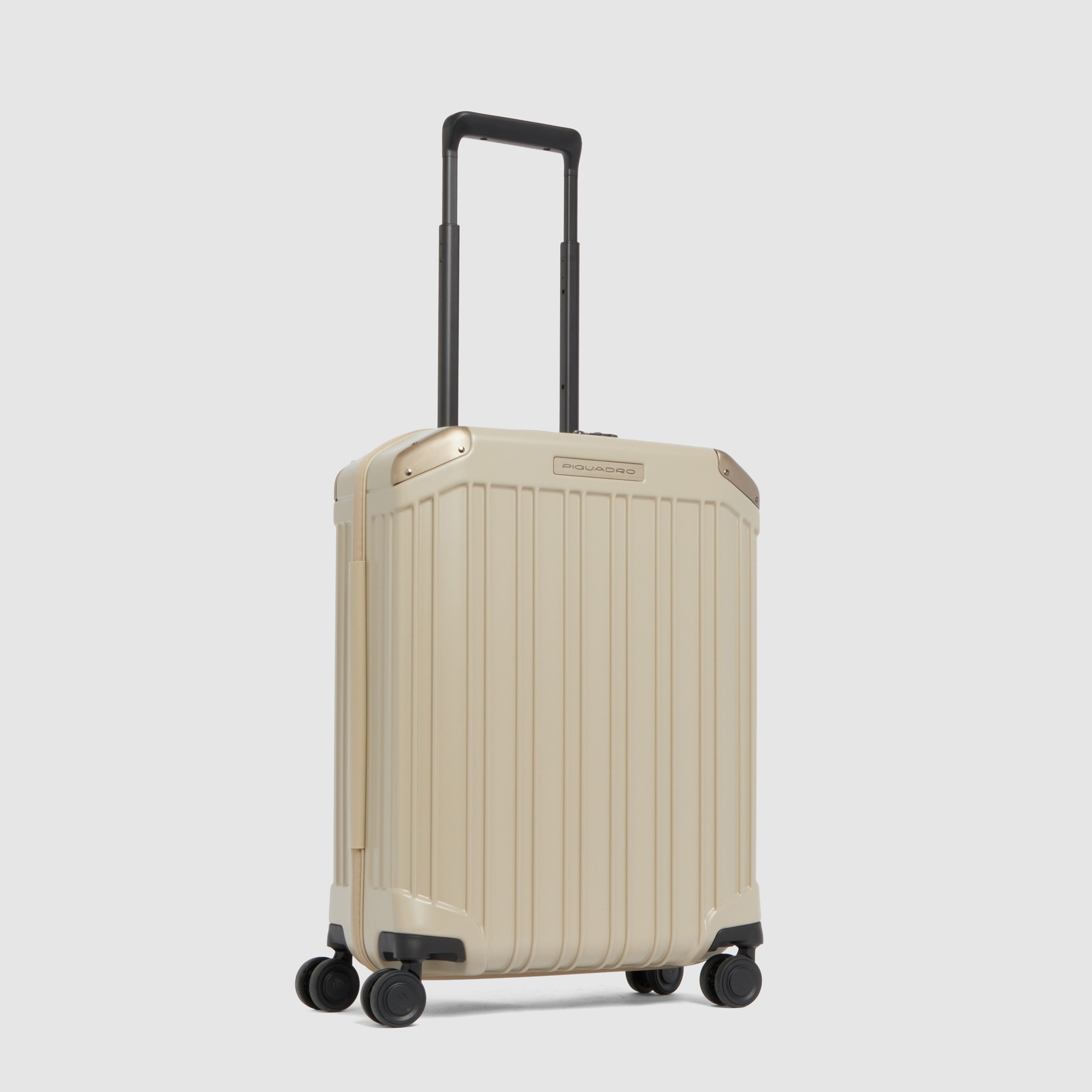 Handbagage met 4 wielen PIQUADRO Beige